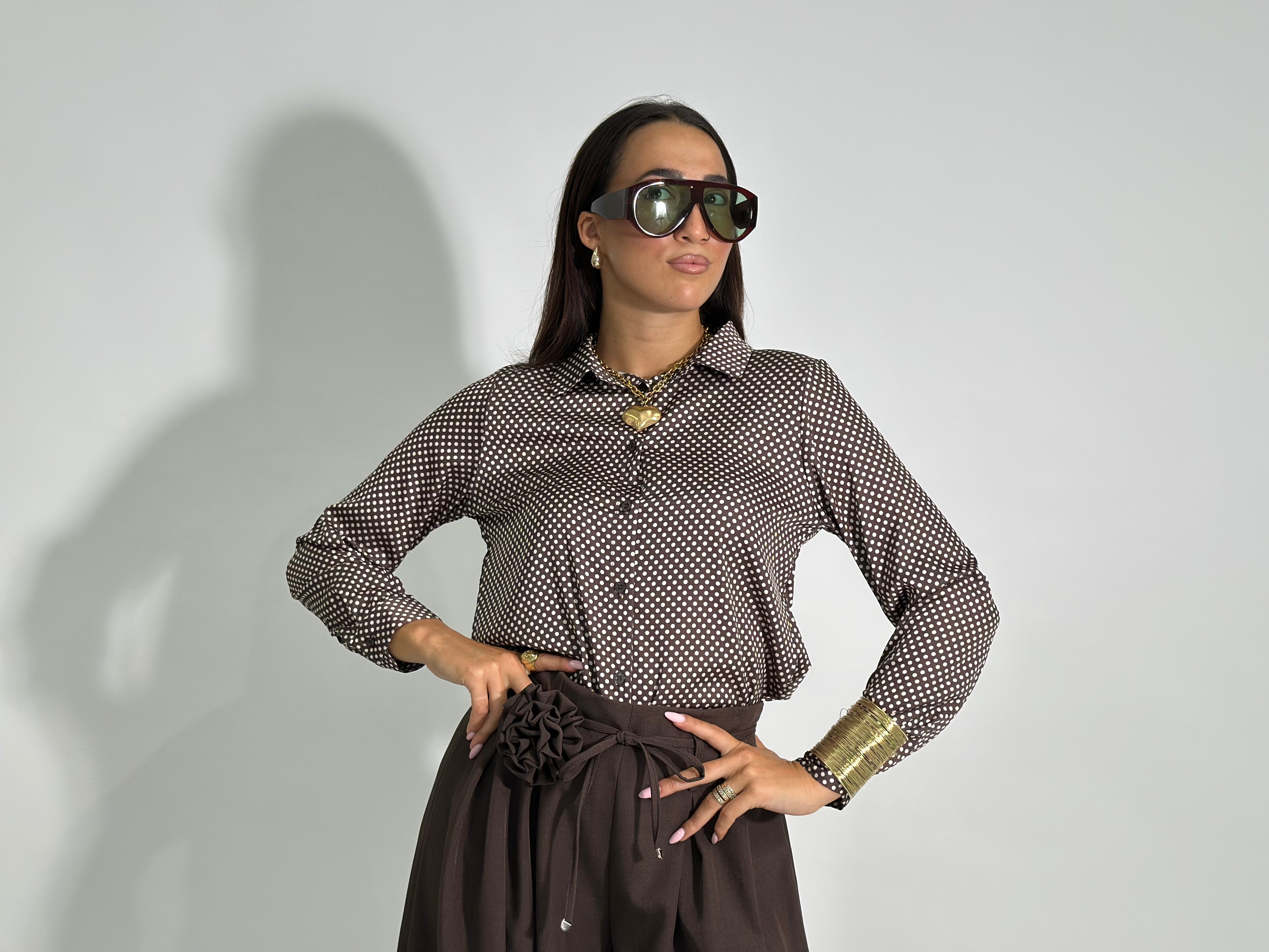 Camicia pois 24244C MORO