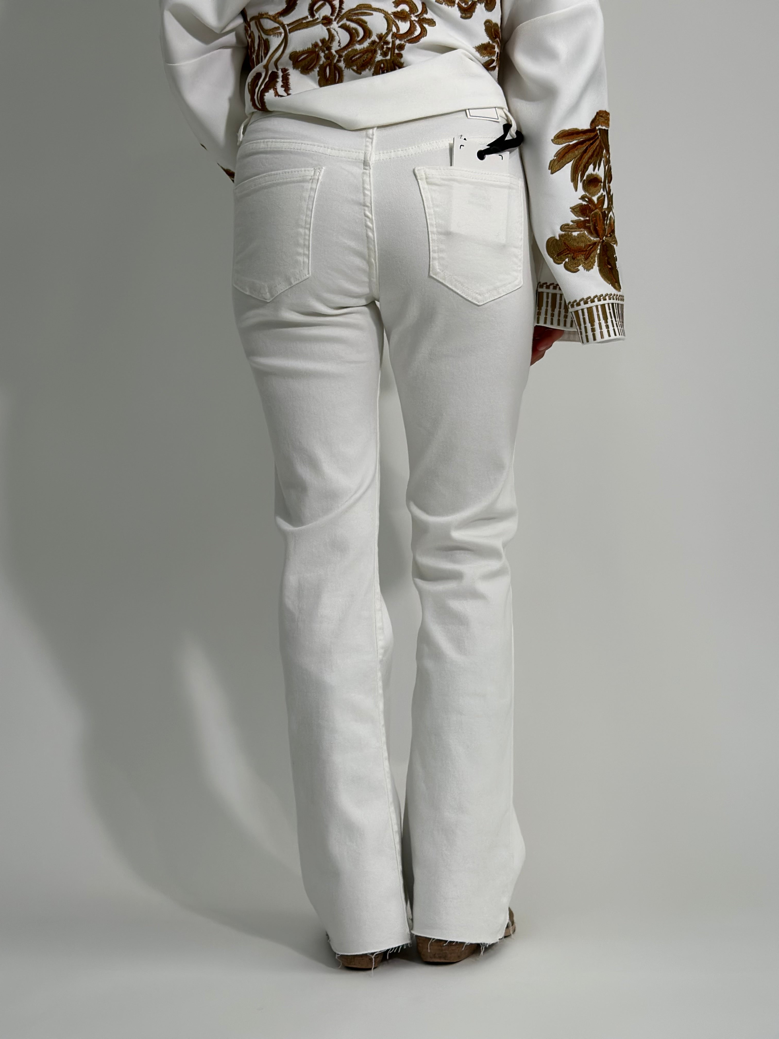 Pantalone trombetta denim TK77