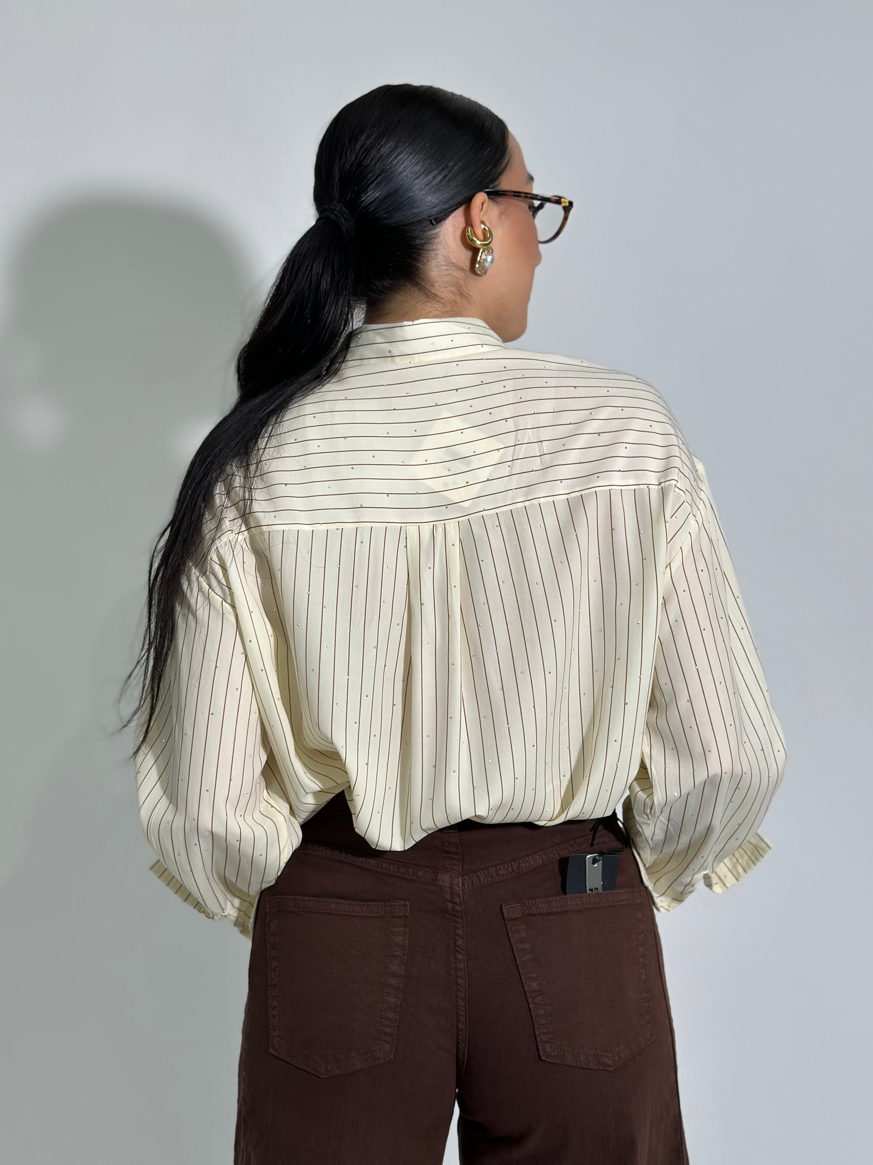 Camicia riga brillantino 17220