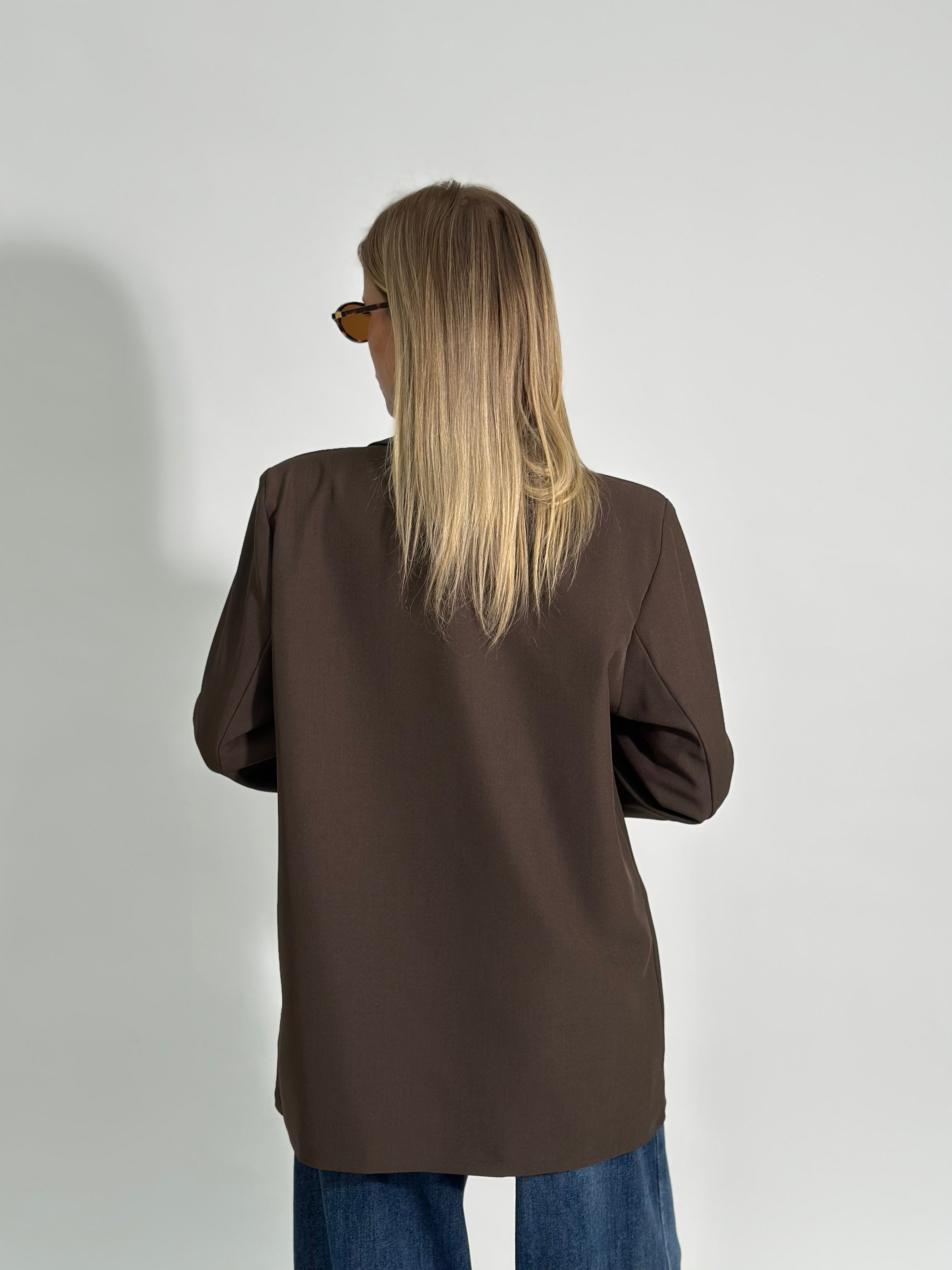 Giacca reverse mac 25623 MORO