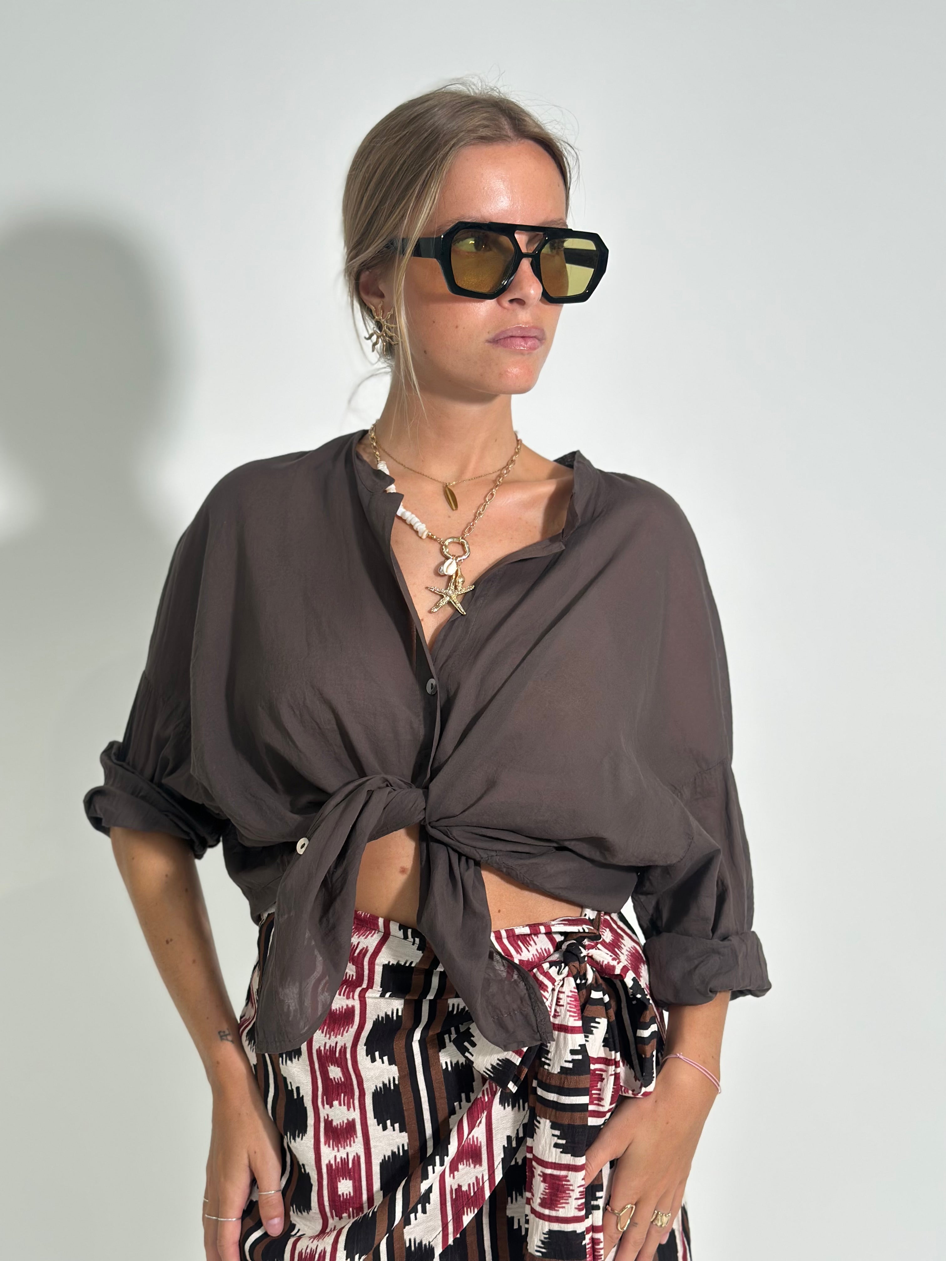 Camicia soft 3020 MOKA