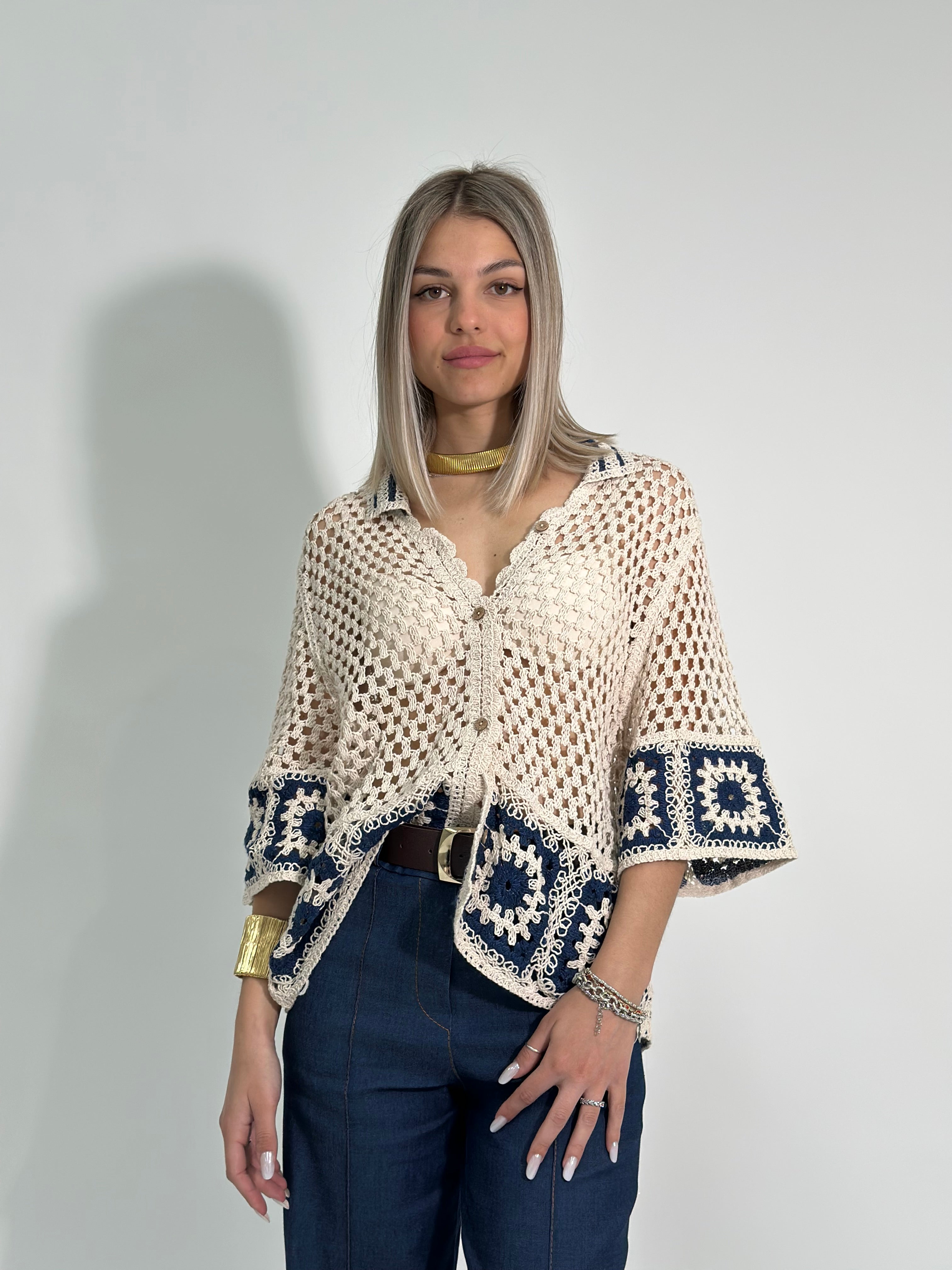 Cardigan crochet 38035