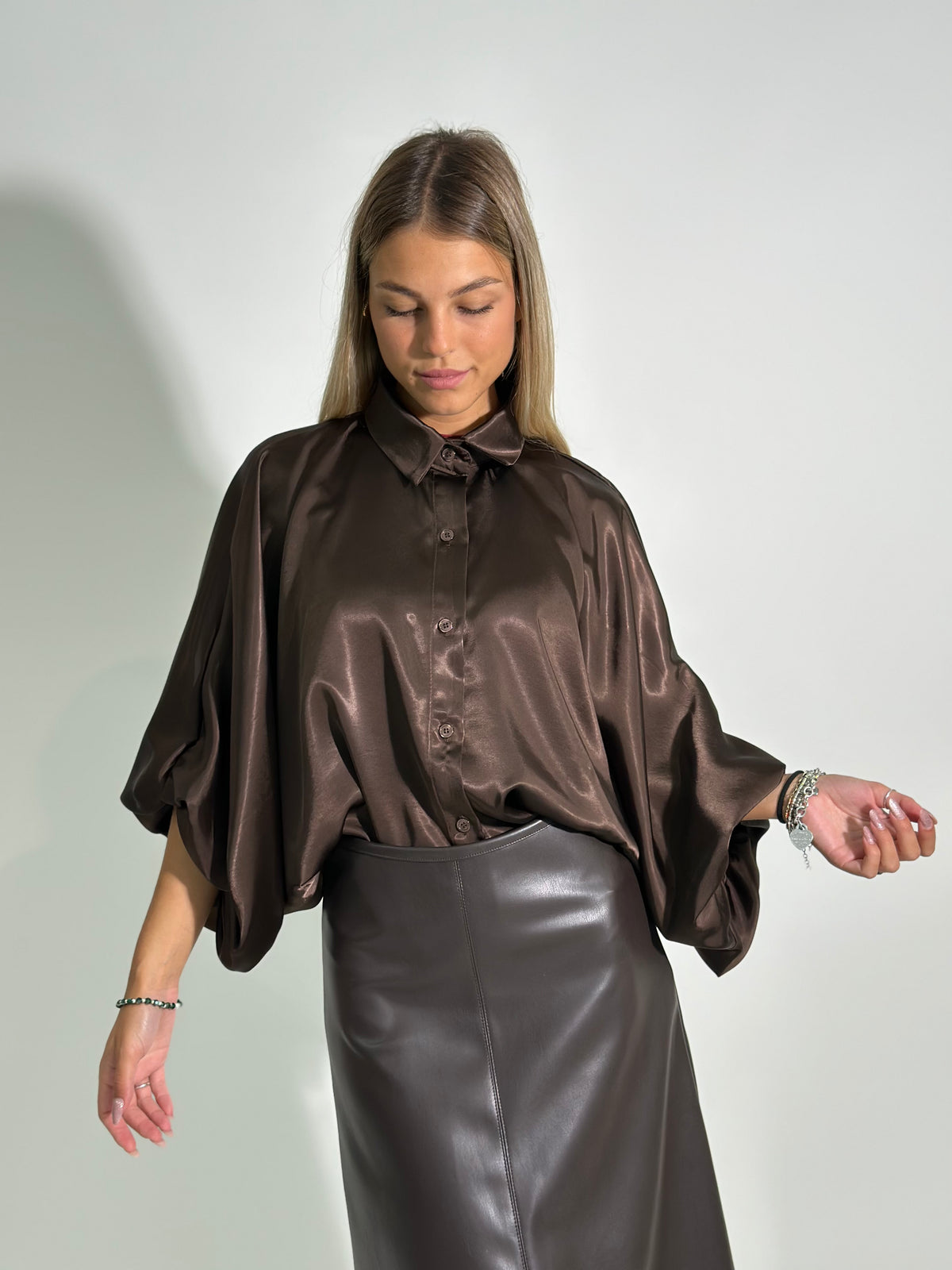 Camicia satin baloon 5161