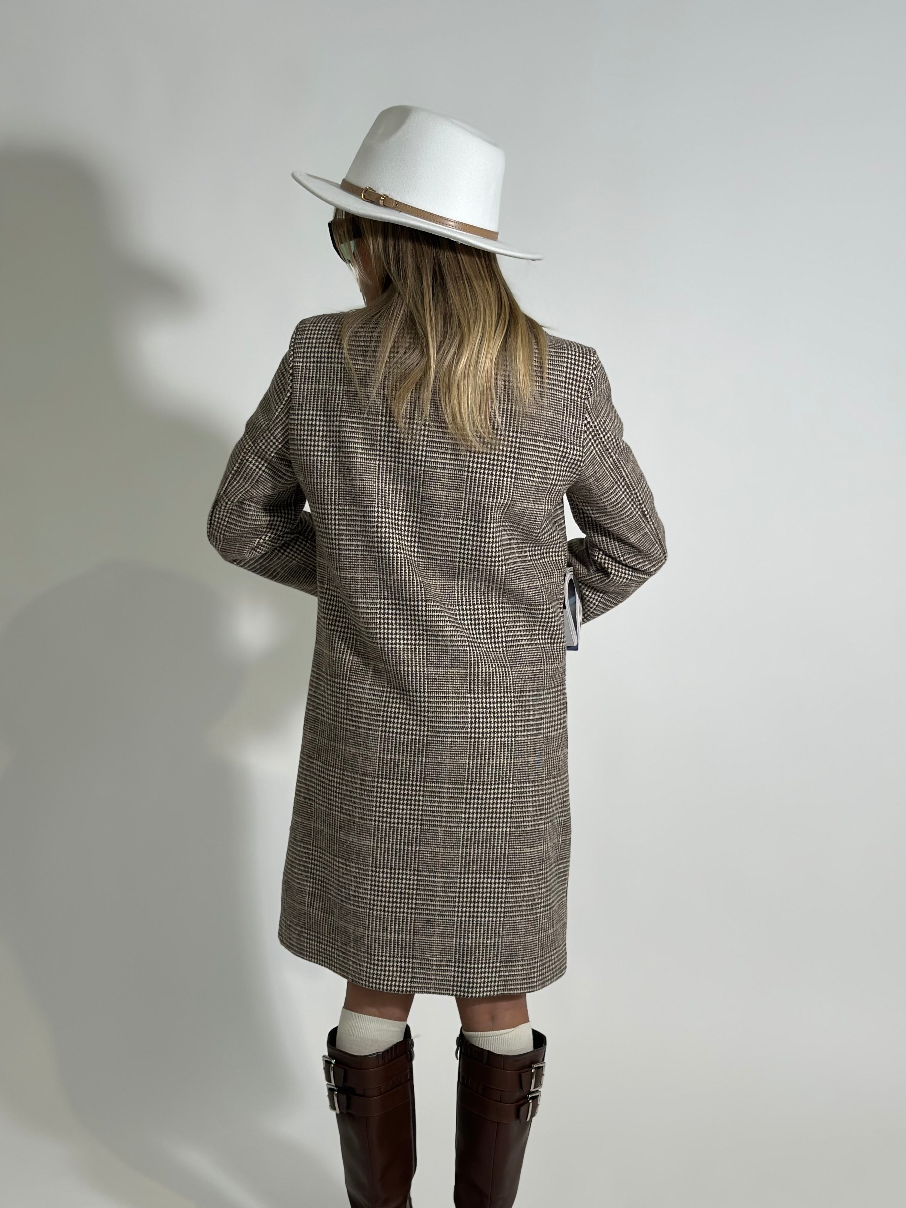 Cappotto madras 91057 MORO