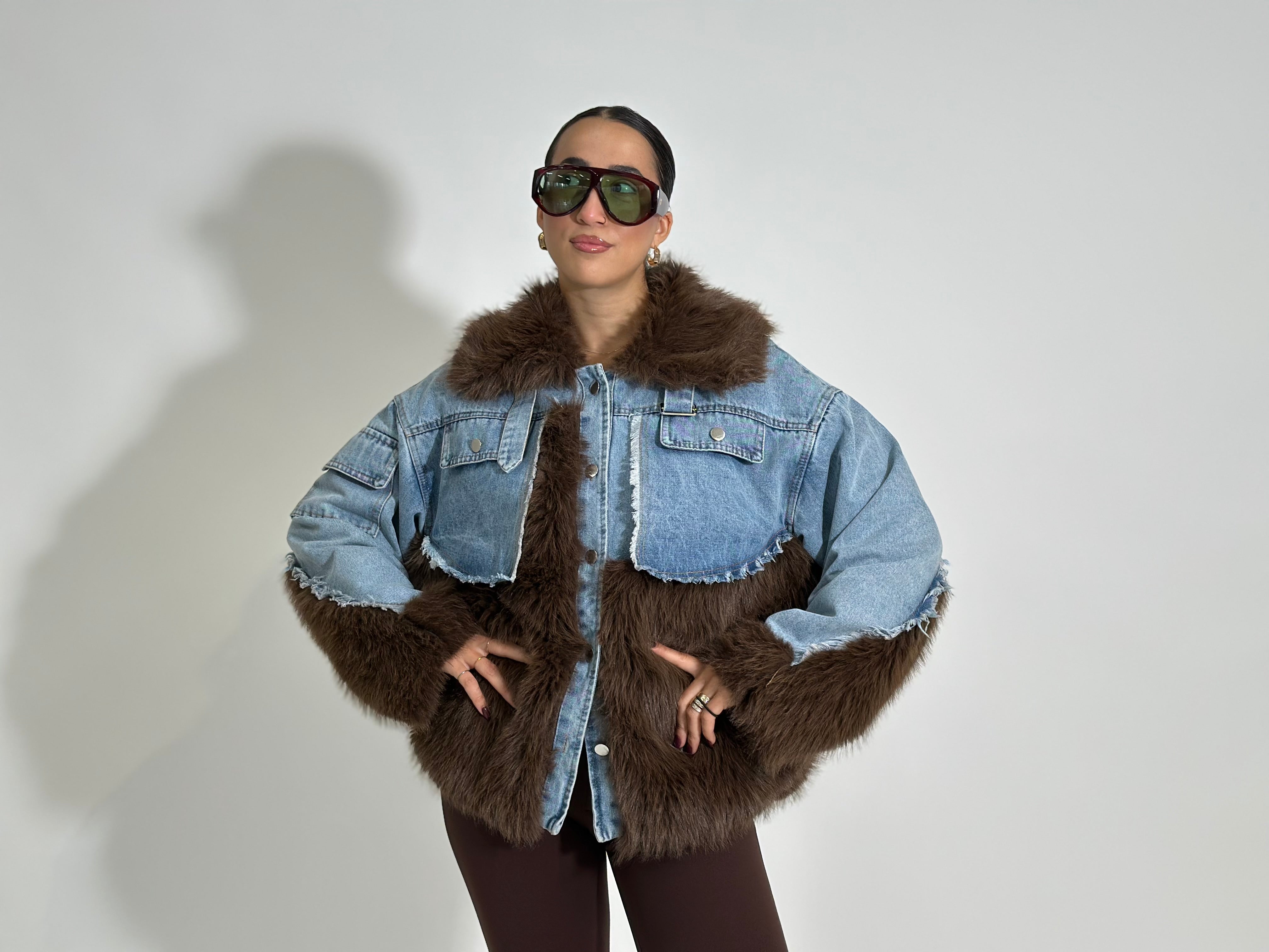 Giaccone denim Q0031