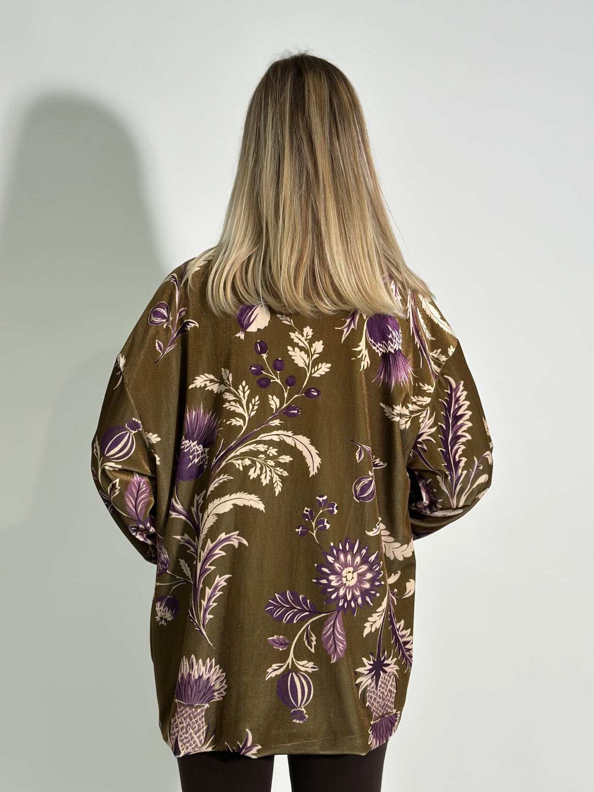 Kimono velvet 6515 AVOCADO