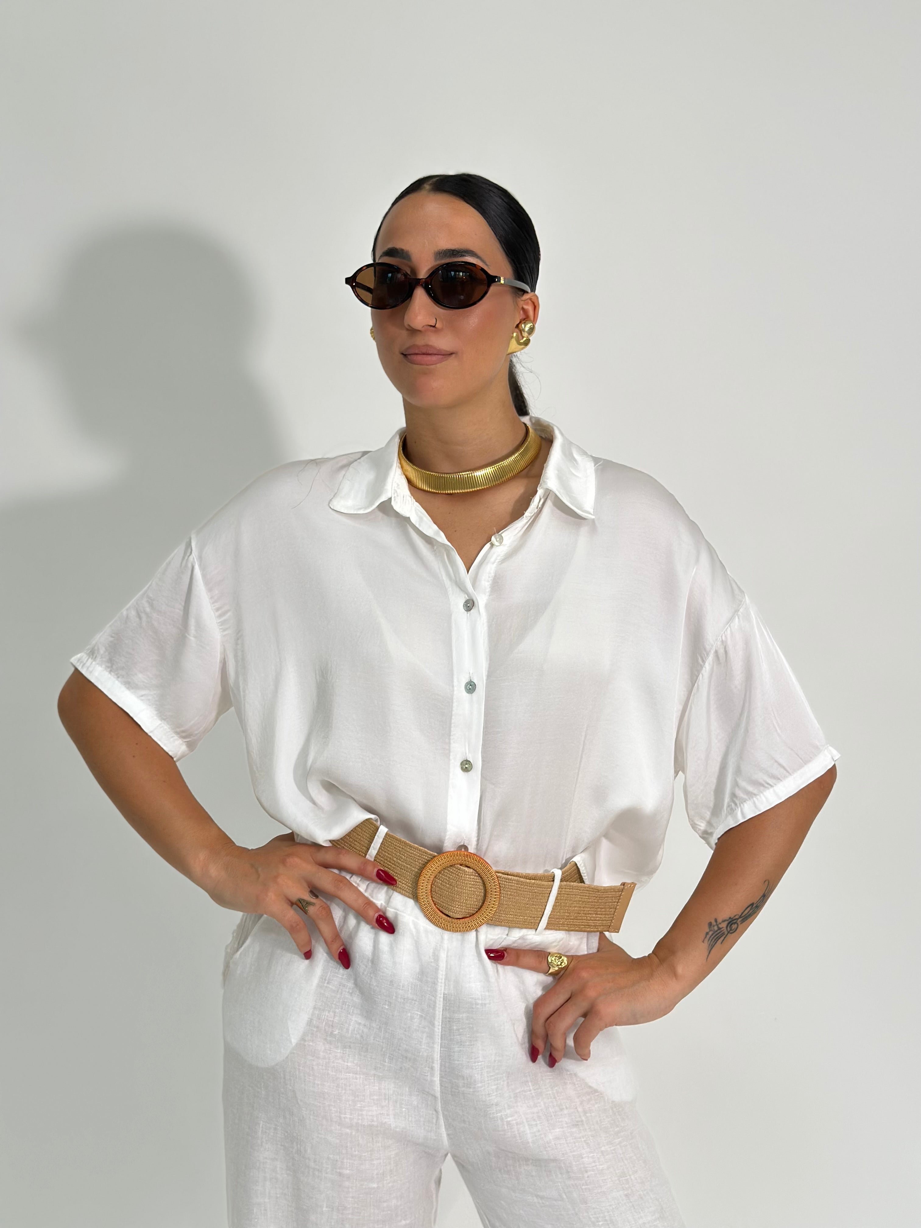 Camicia pizzo 10674