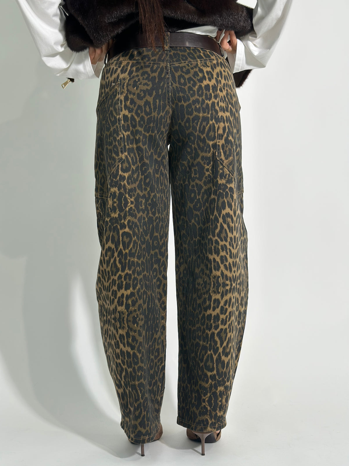 Jeans barrel maculato 5499