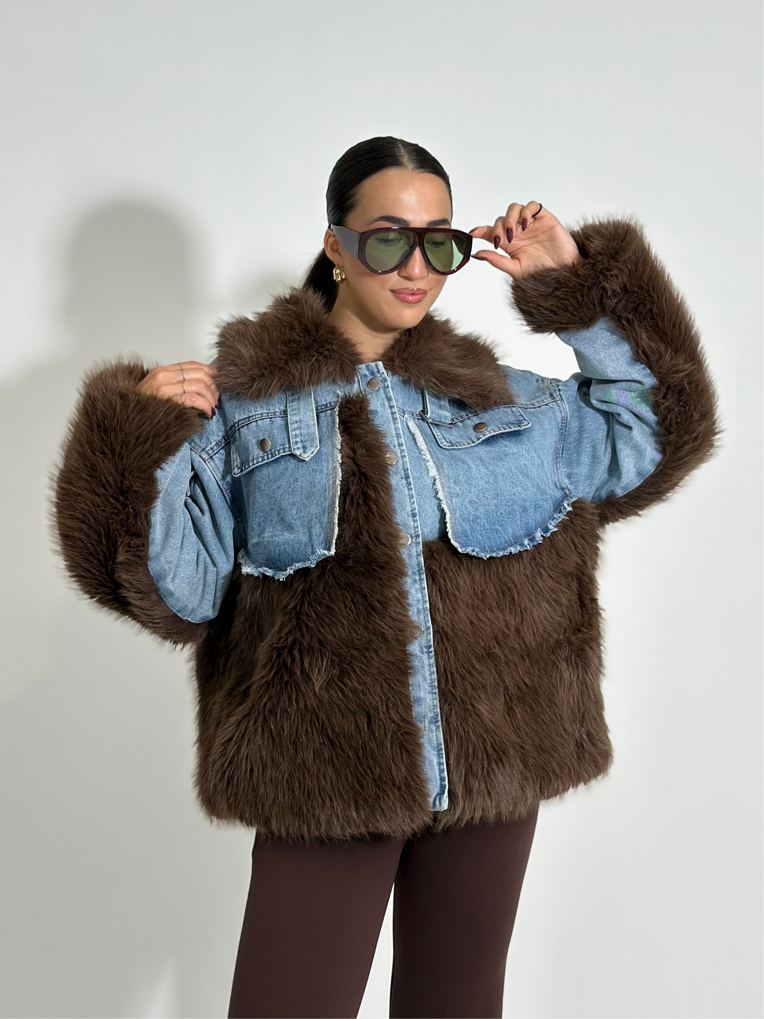 Giaccone denim Q0031