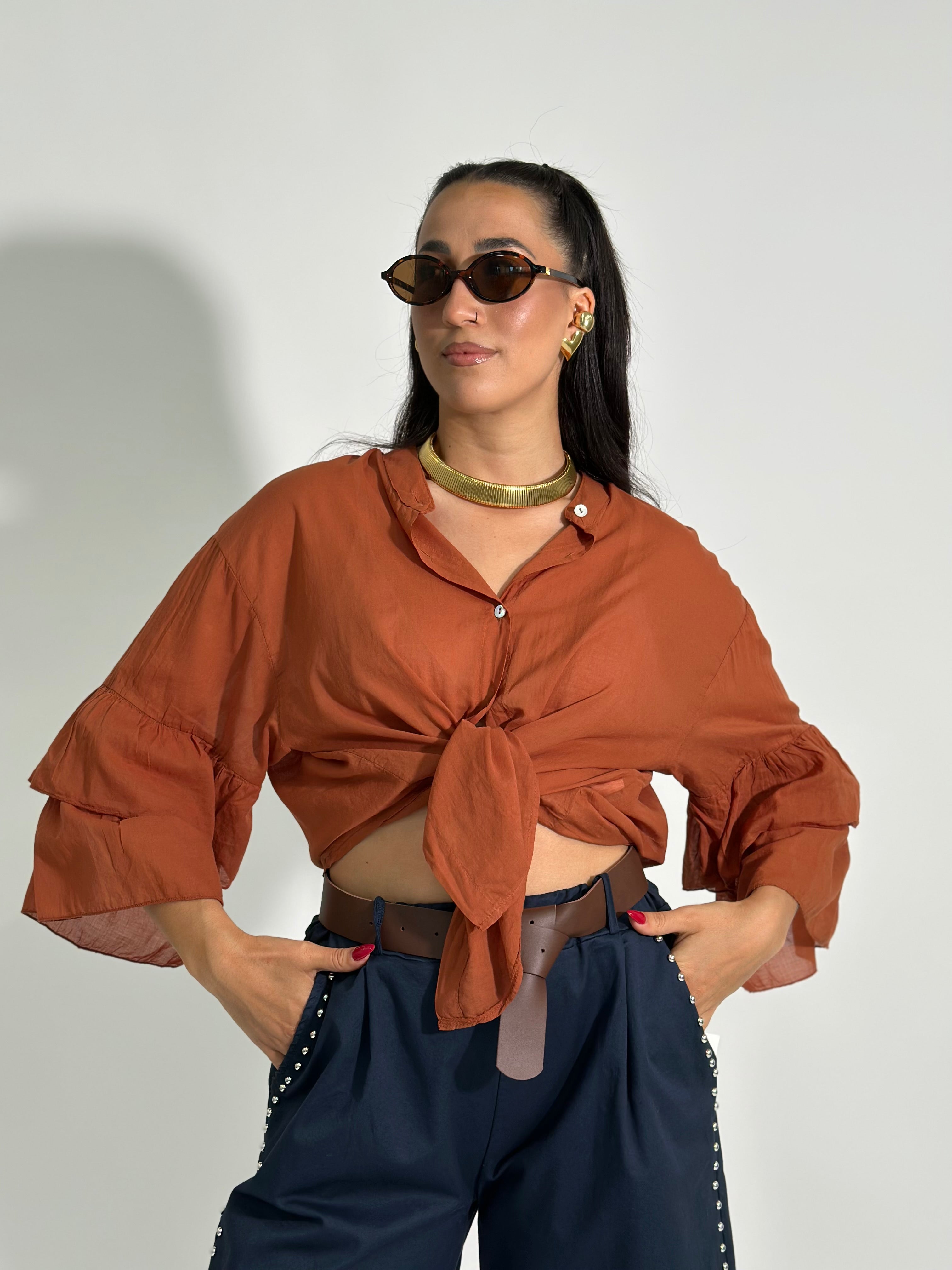 Camicia balze 5304