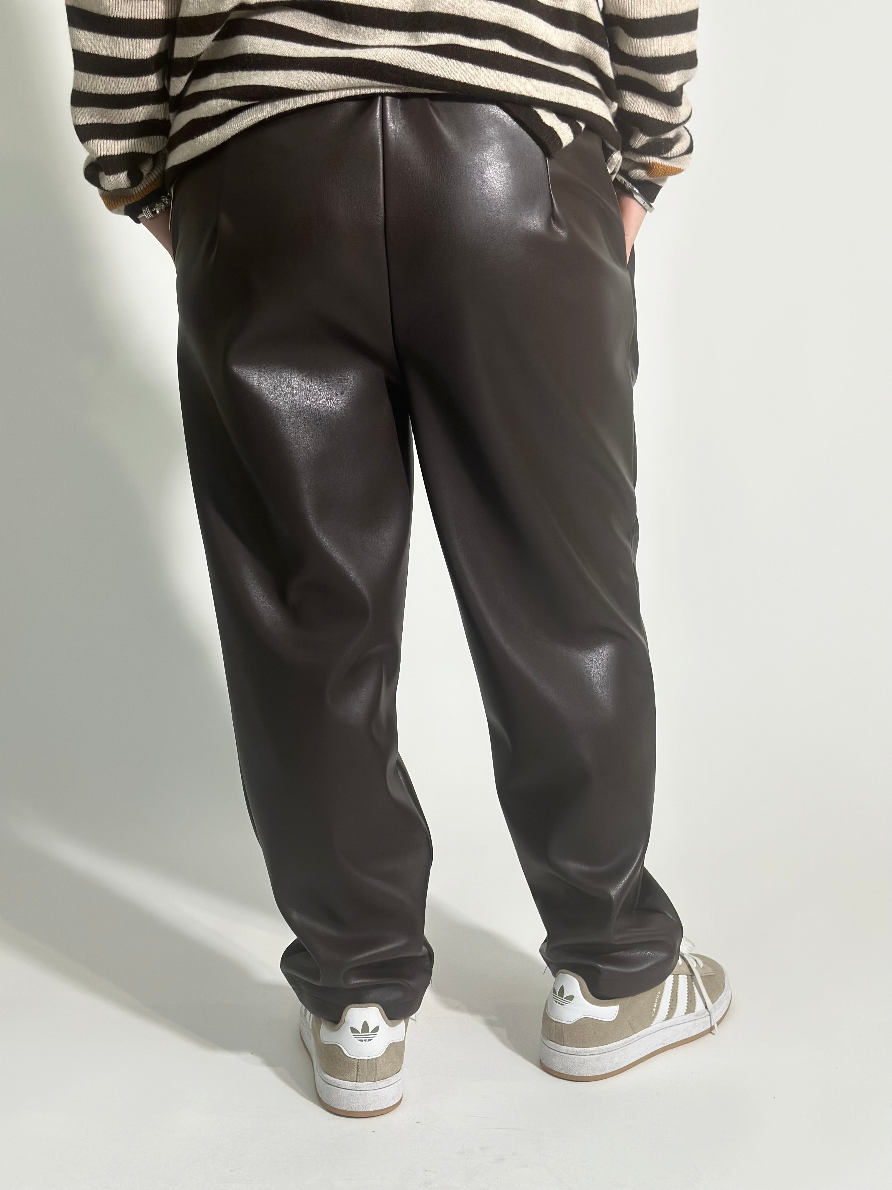 Pantalone Ecopelle 22551 MORO