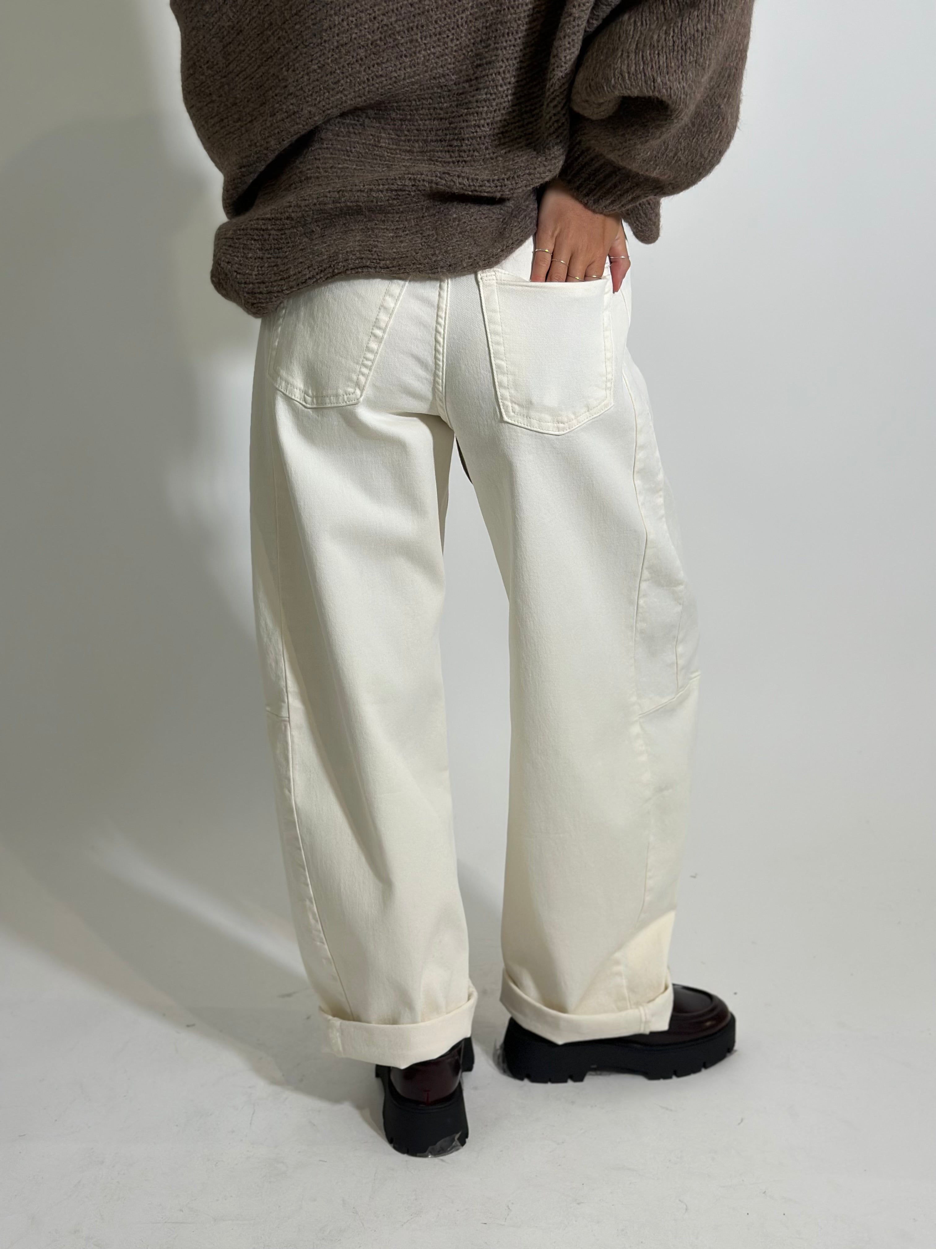 Pantalone baloon 9285 PANNA