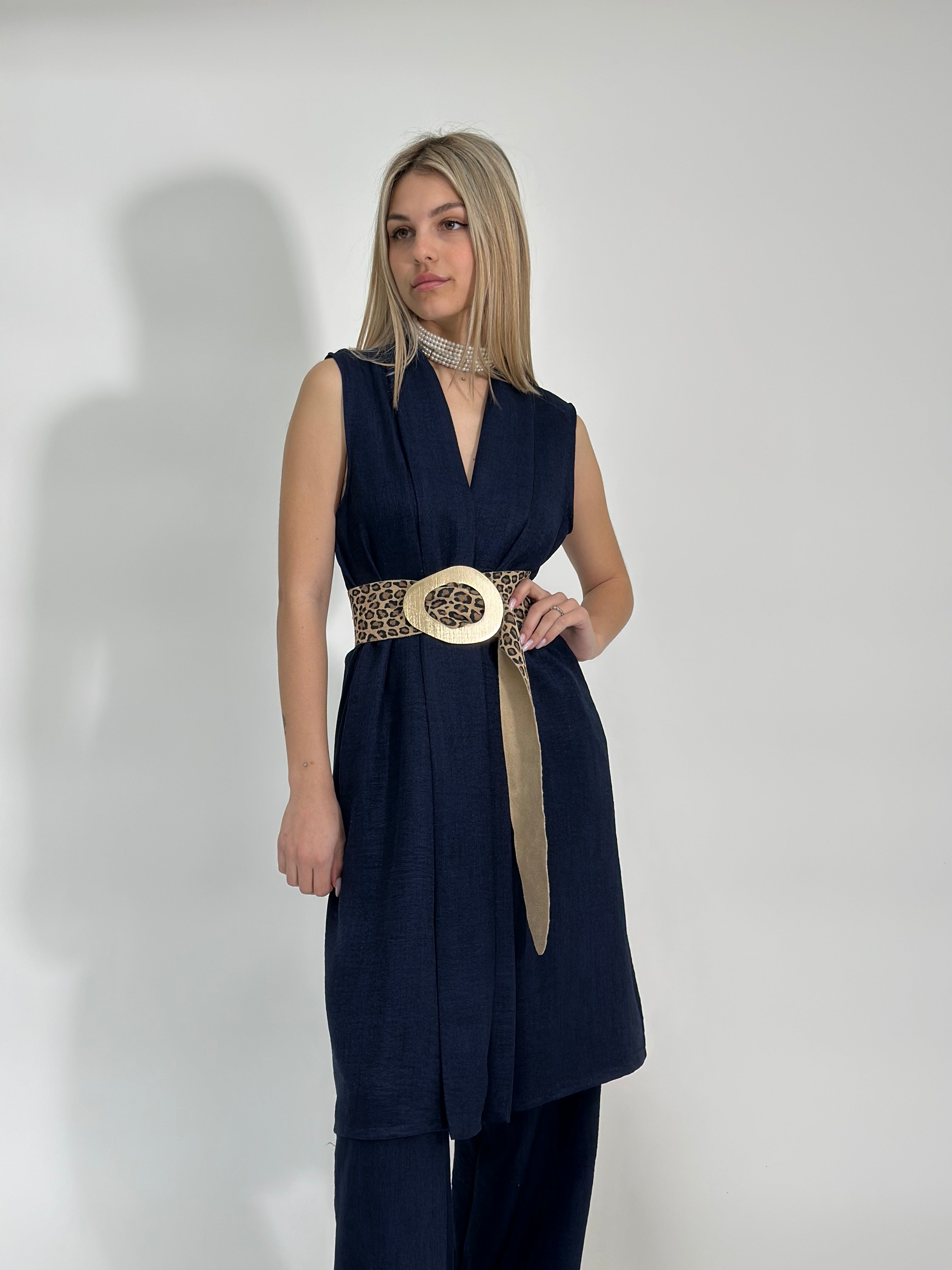Completo smanicato 90487 BLU