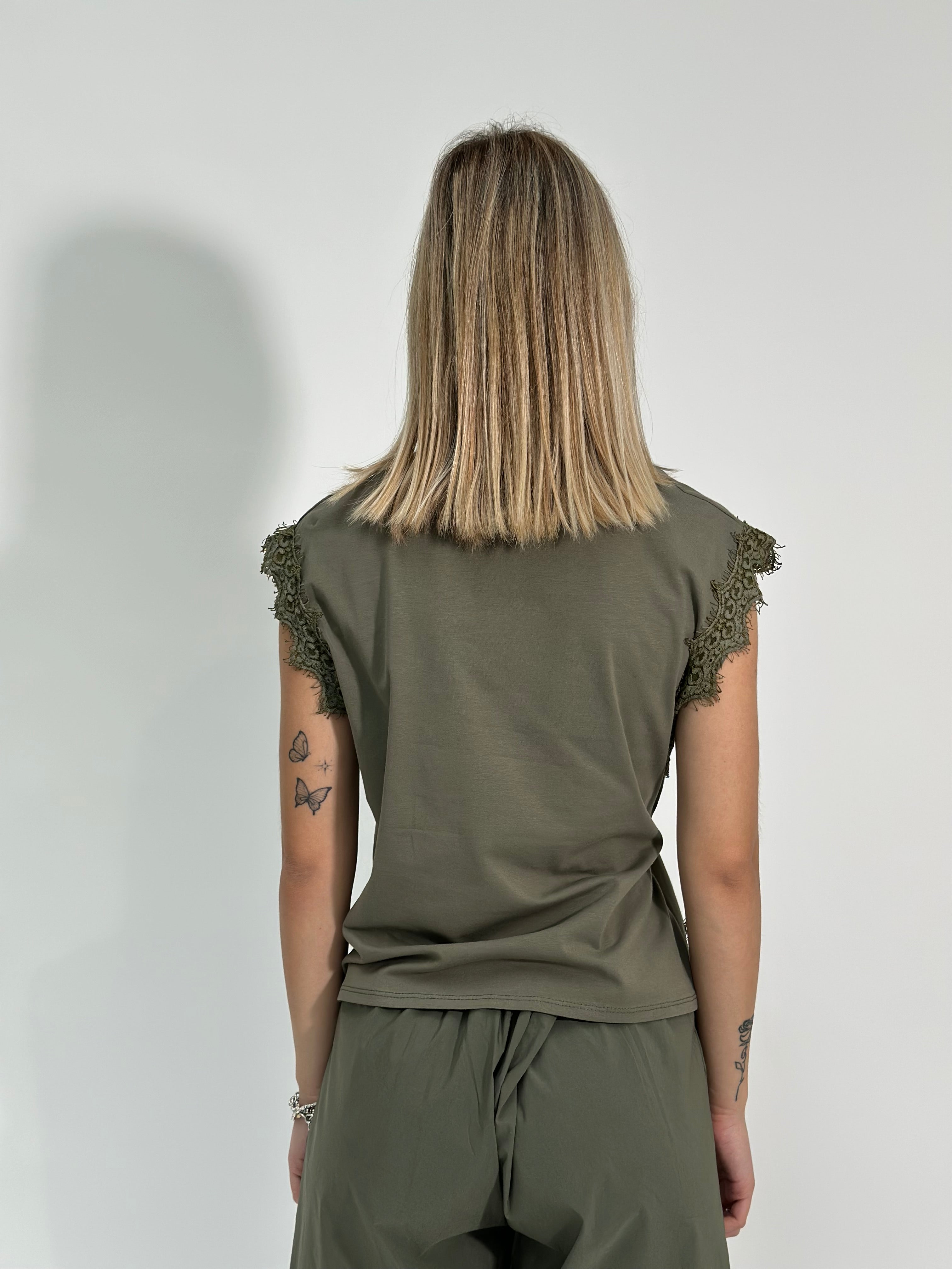 Maglia fiocco pizzo 8388