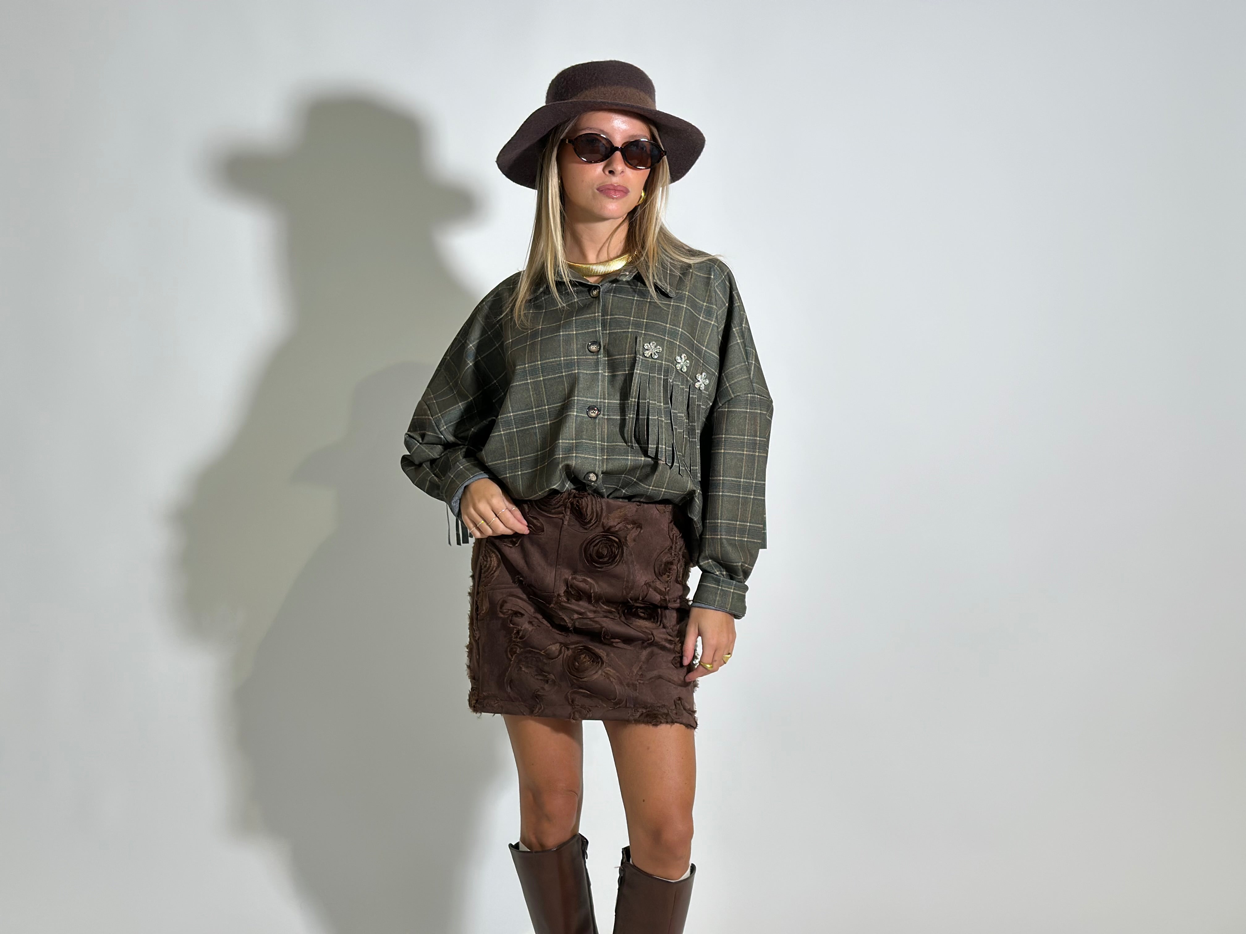 Camicia madras 7814 VERDE