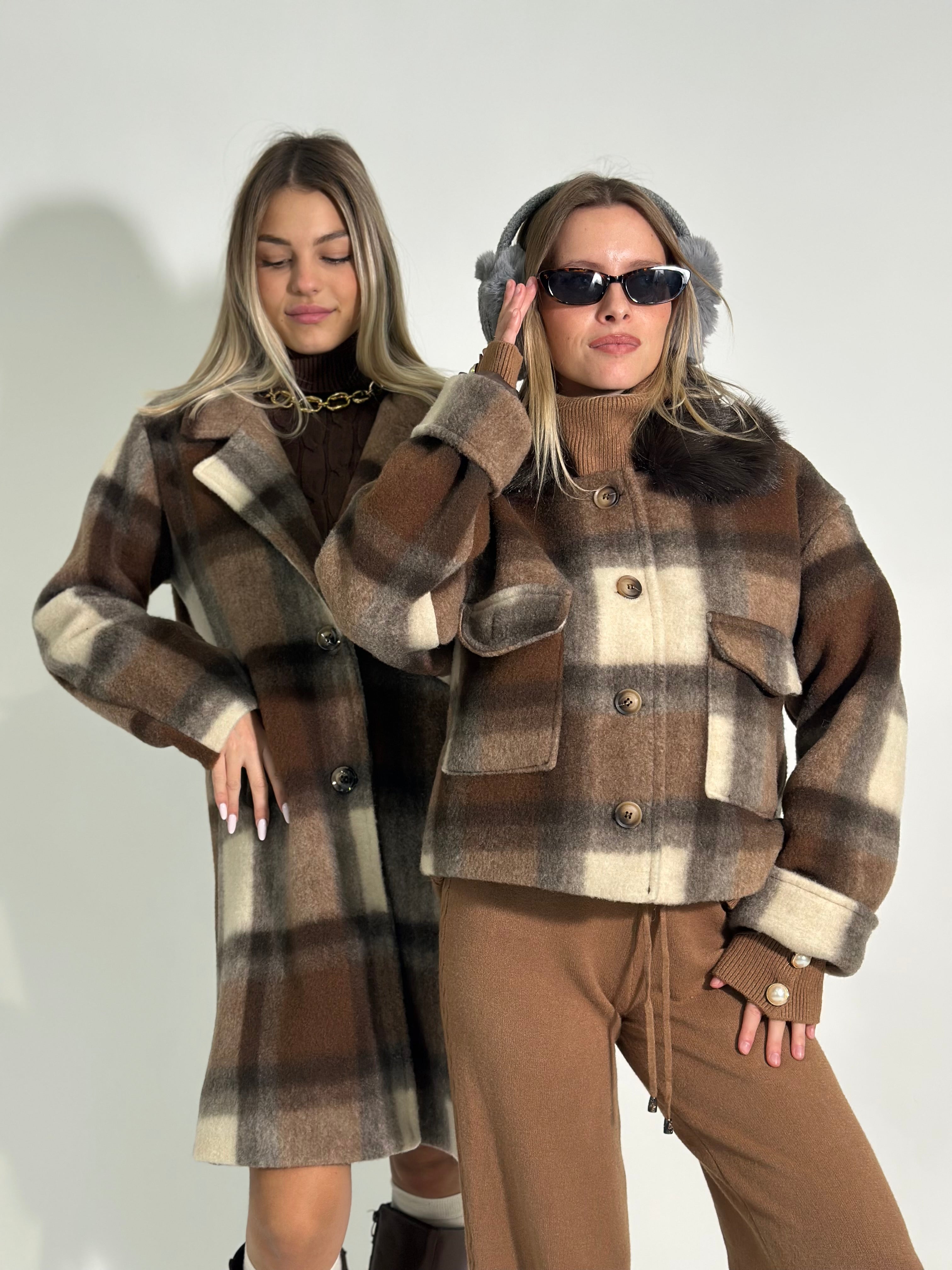 Cappottino crop G2125 MORO