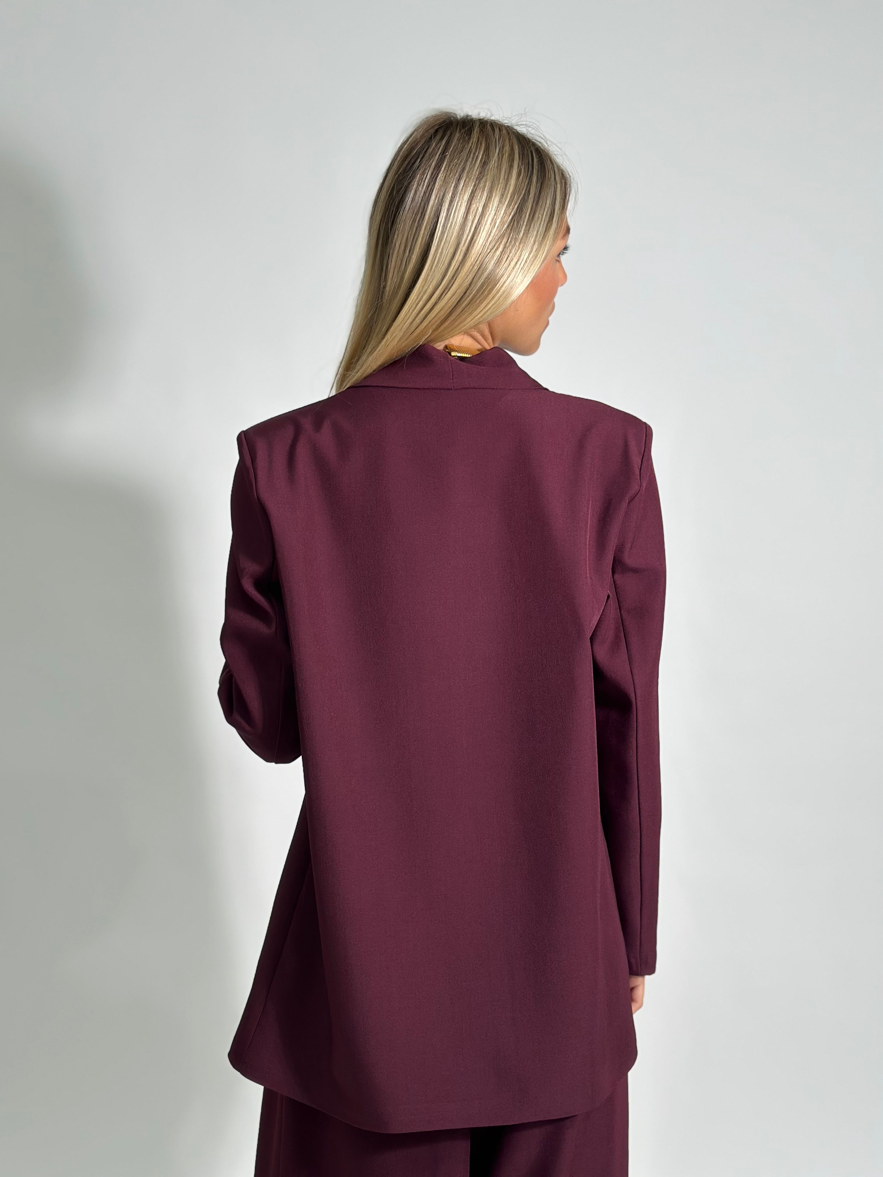 Giacca reverse mac 25623 BURGUNDY