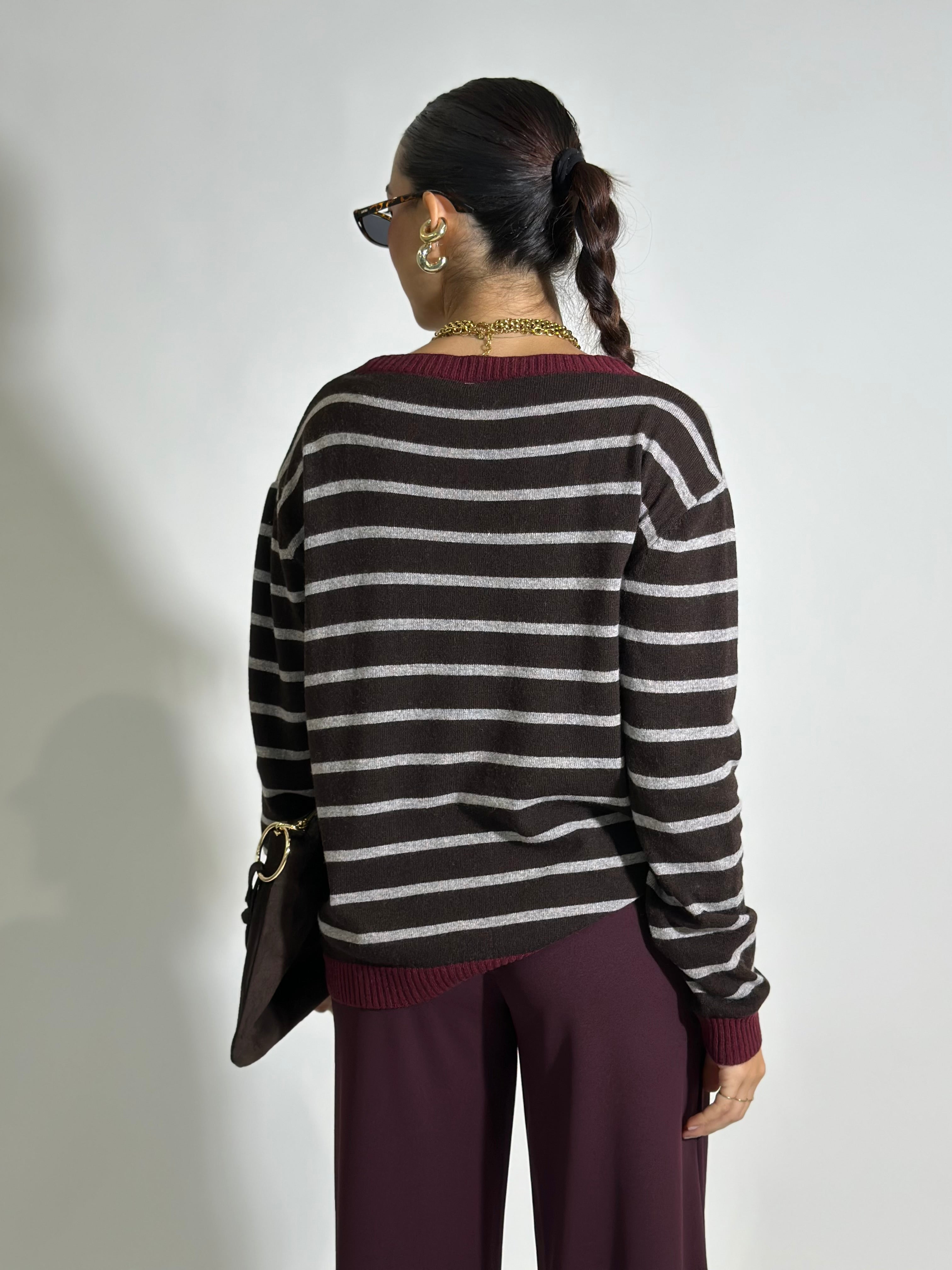 Maglia Cashmere blend 10207 MORO