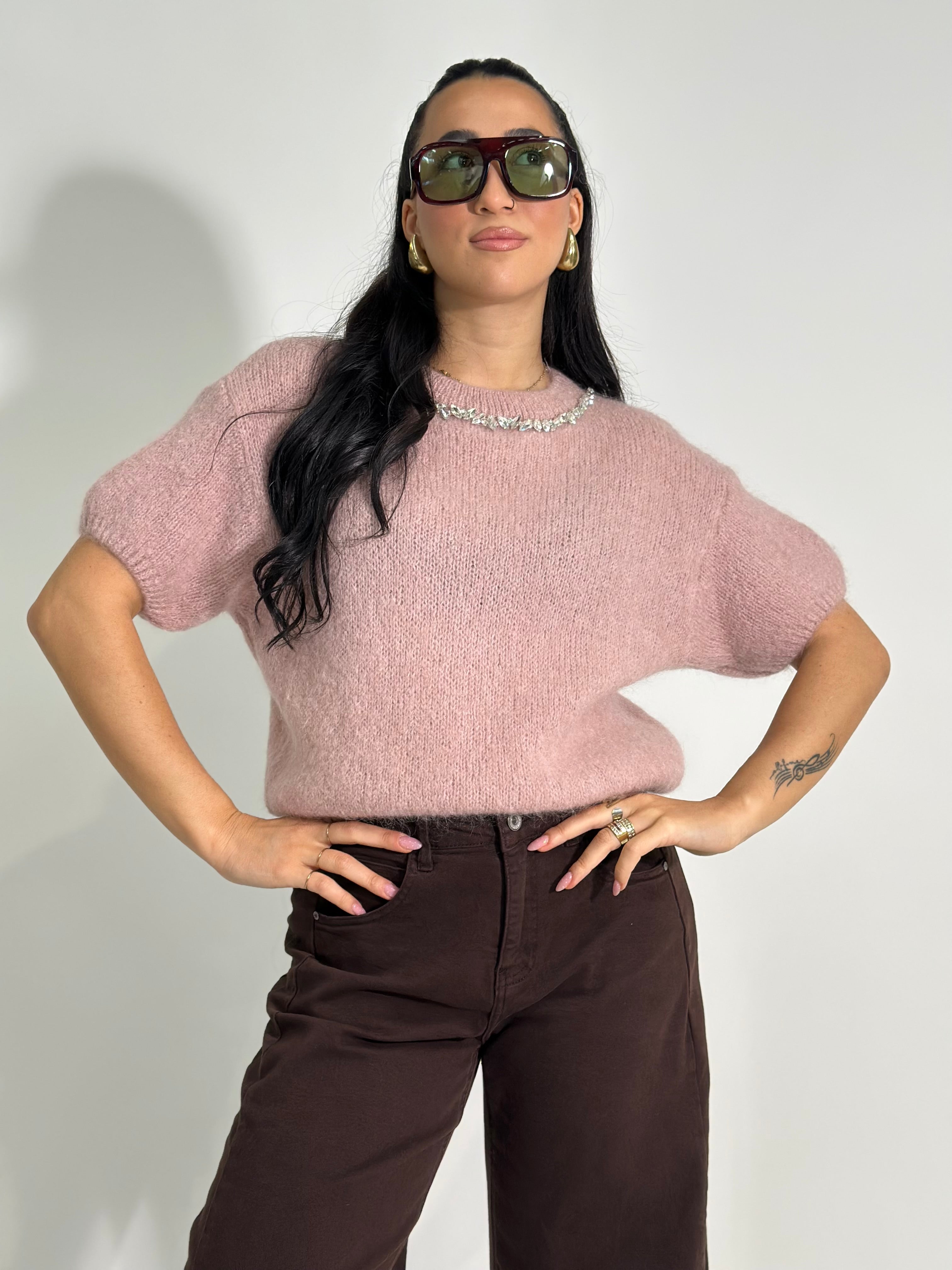 Maglia cristalli 3802