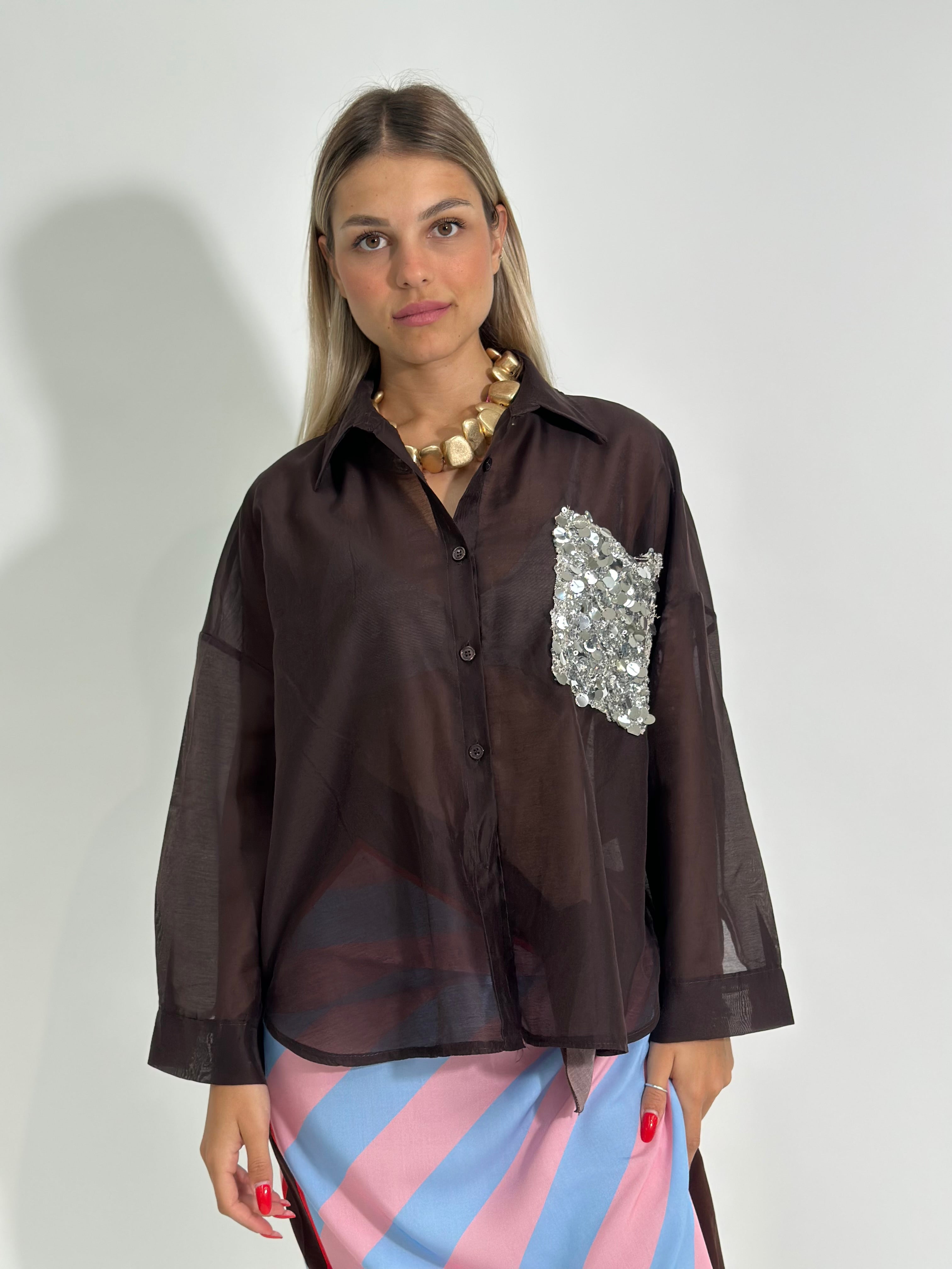 Camicia paillettes 715