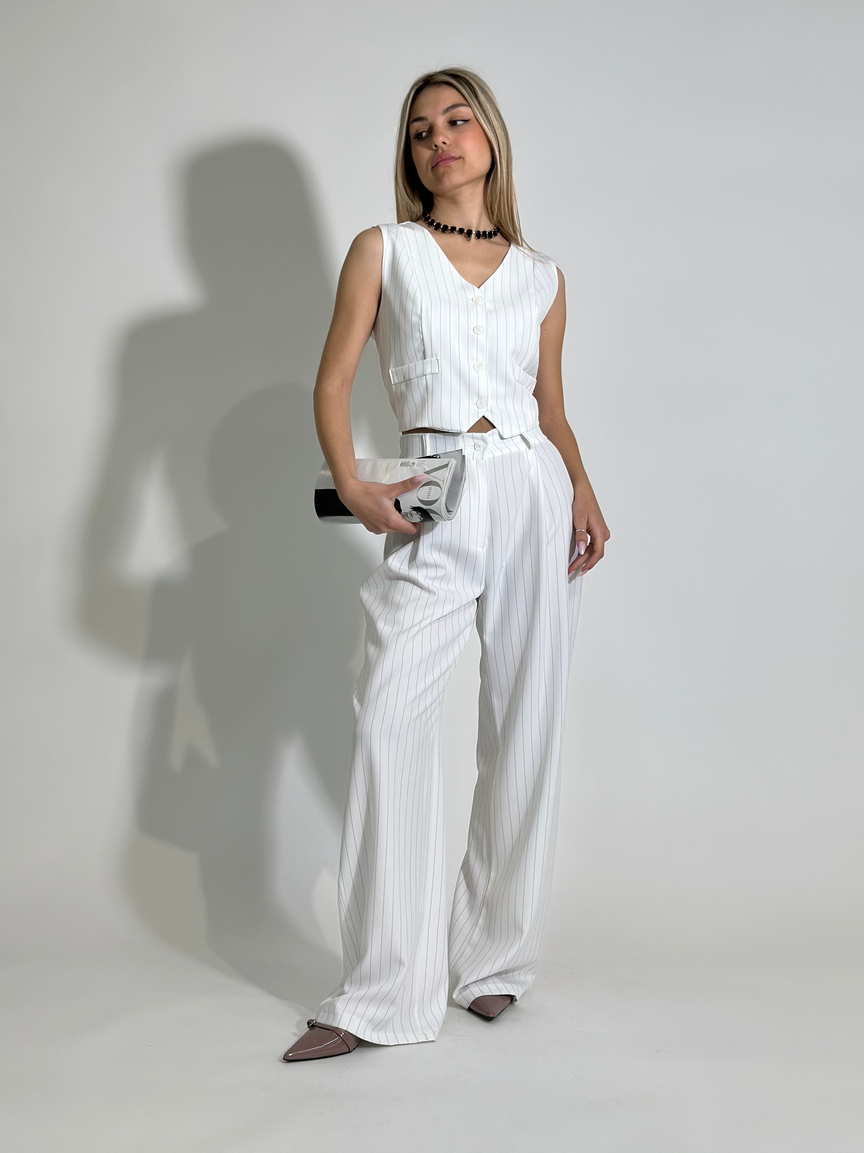 Completo gilet 35755 BIANCO