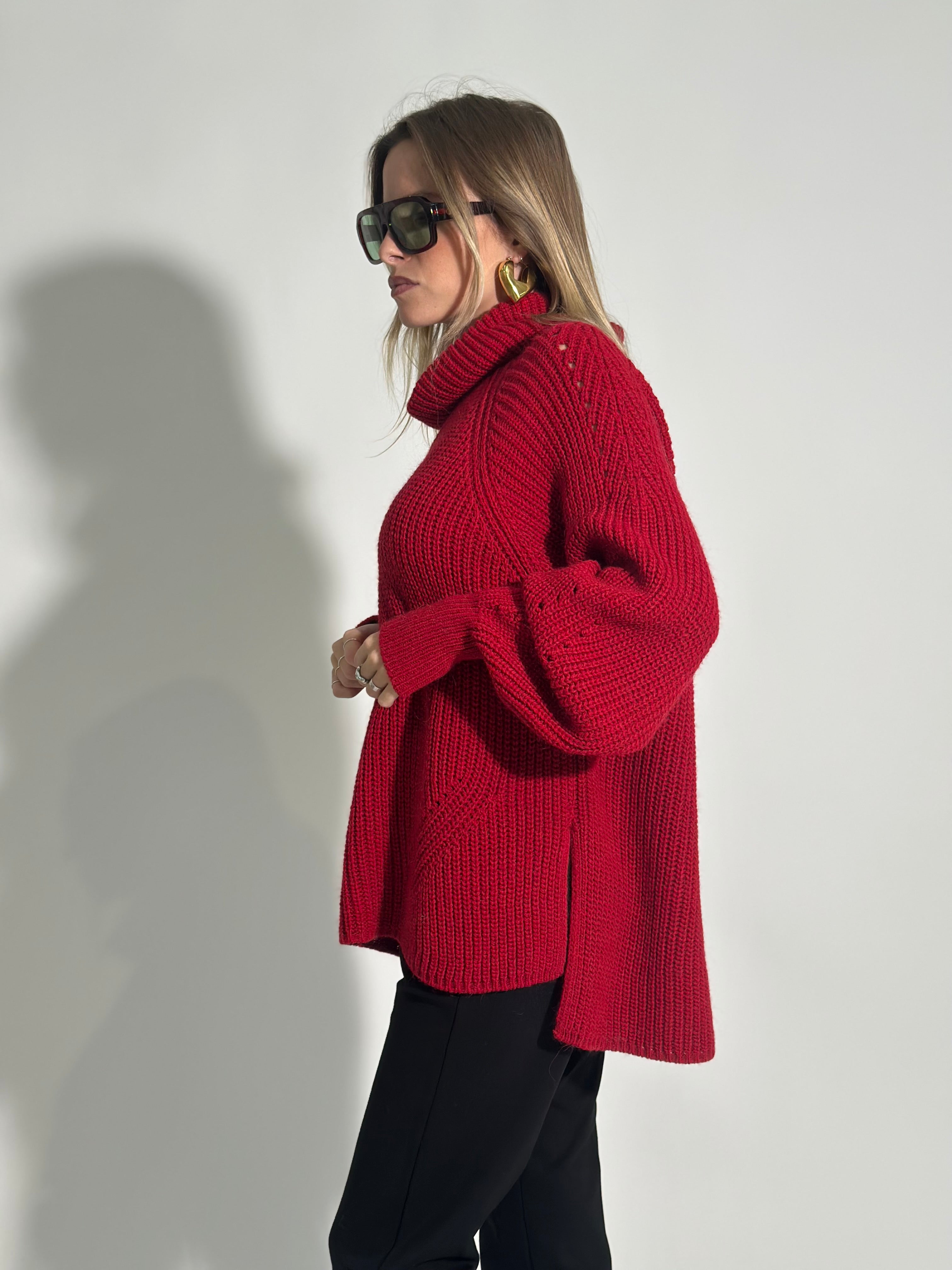 Maglia coste inglese 10343 ROSSO