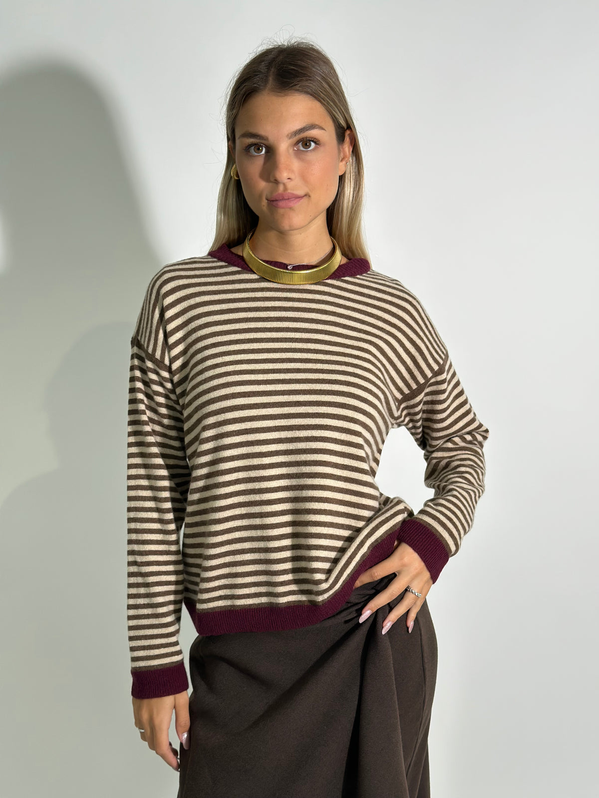 Maglia cashmere blend 6640
