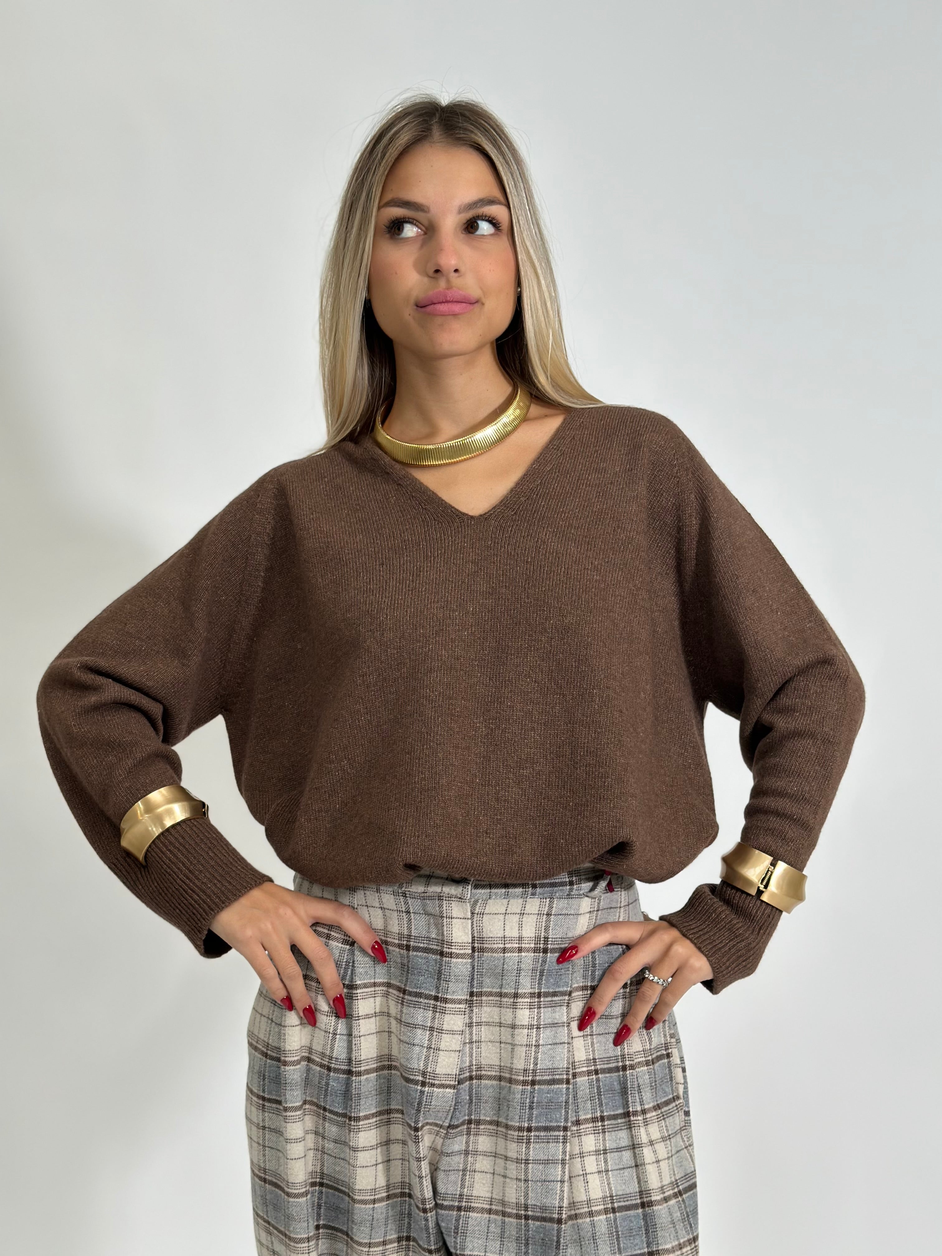 Maglia Cashmere 6617 MORO