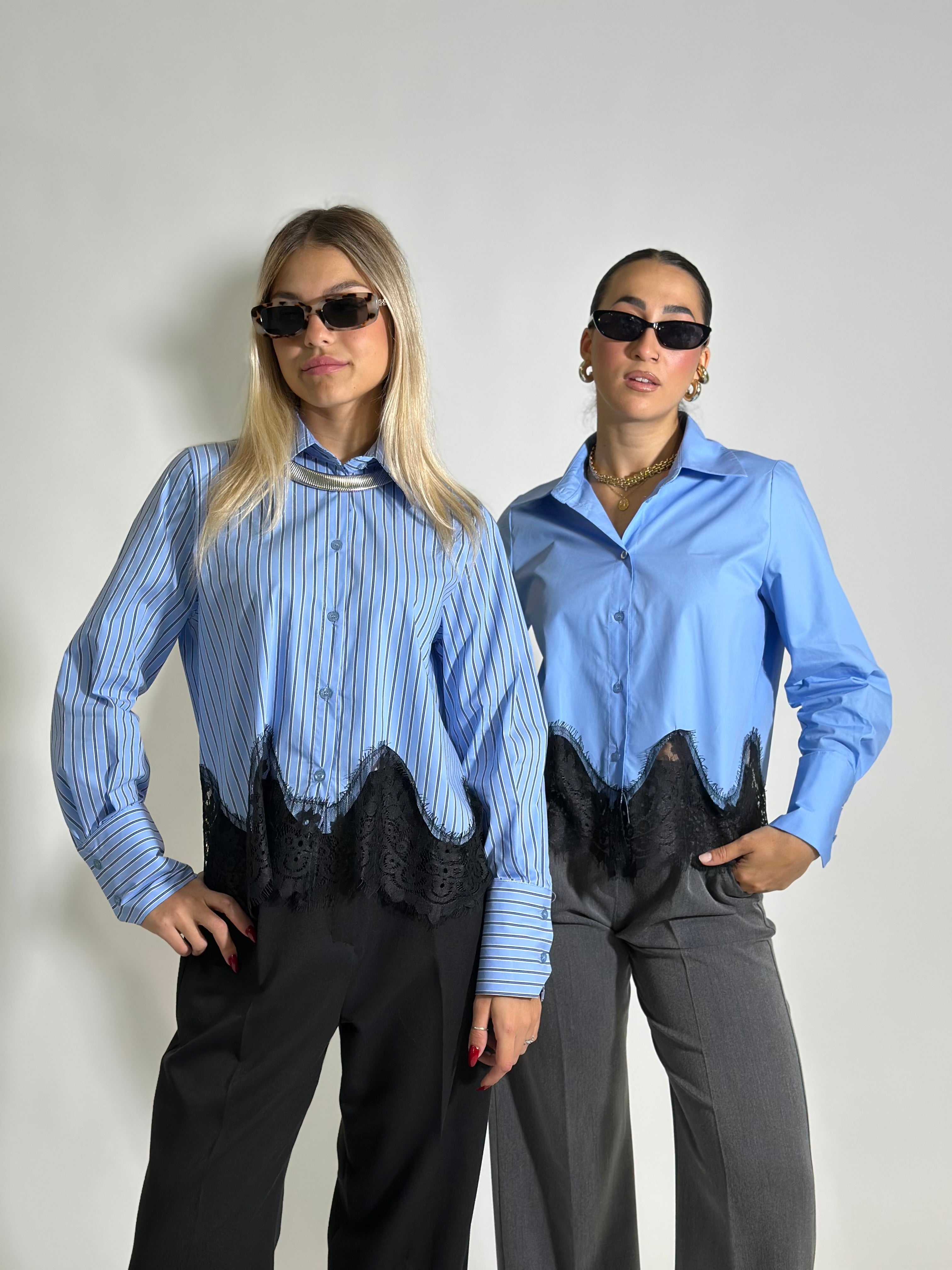 Camicia bastoncino pizzo 4793