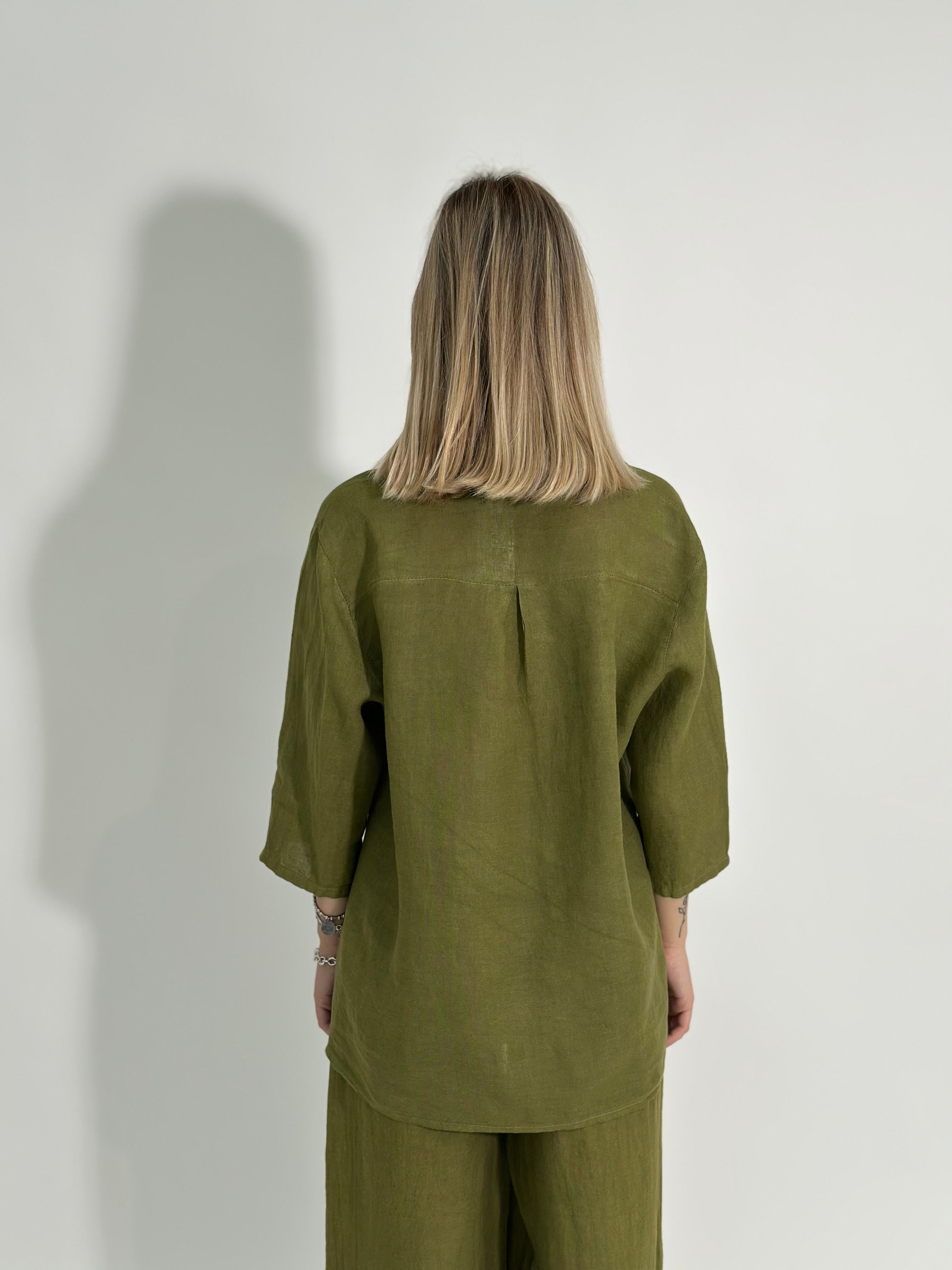 Camicia lino 100% 1789