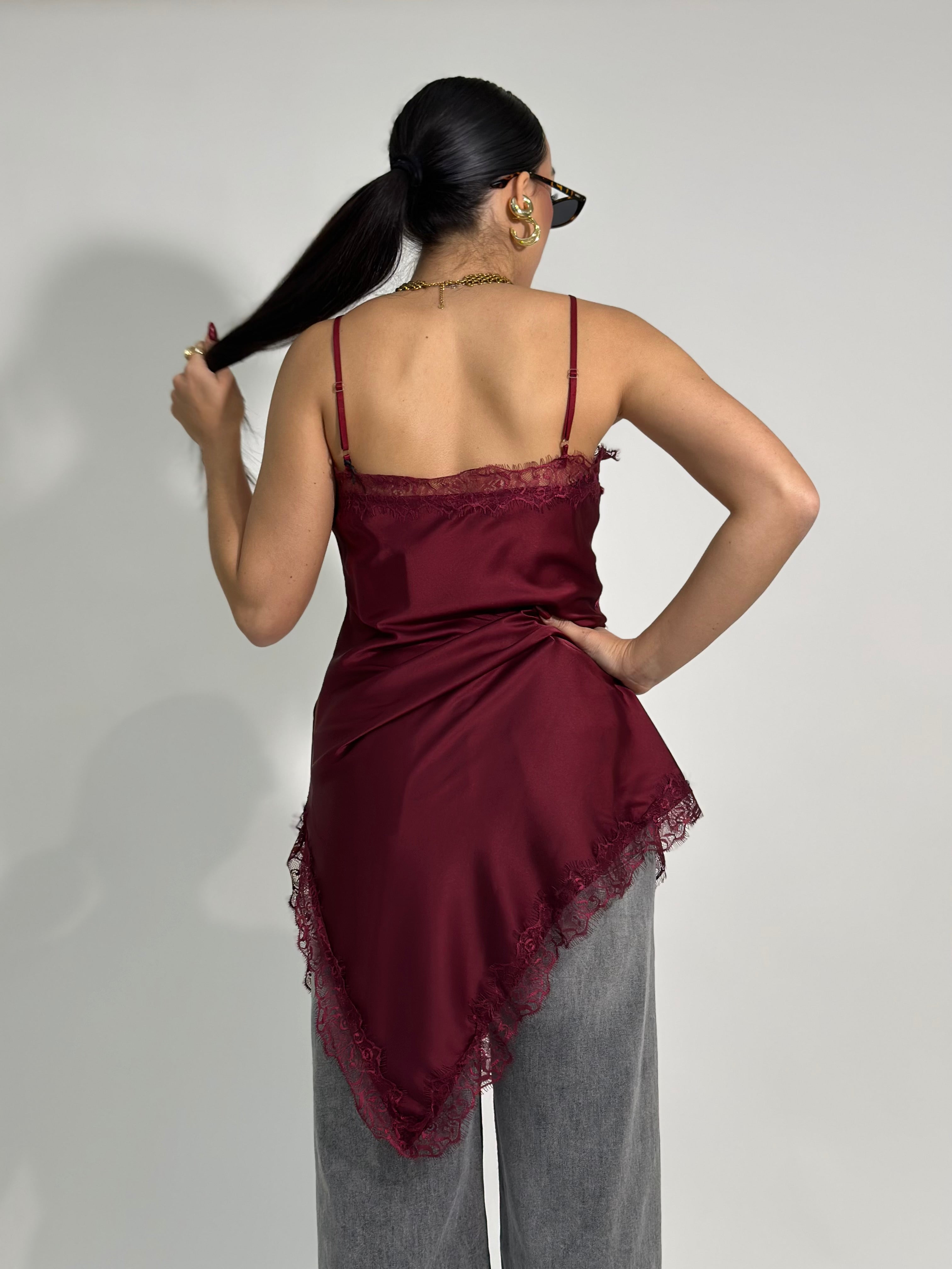 Top maxi diagonale 25421