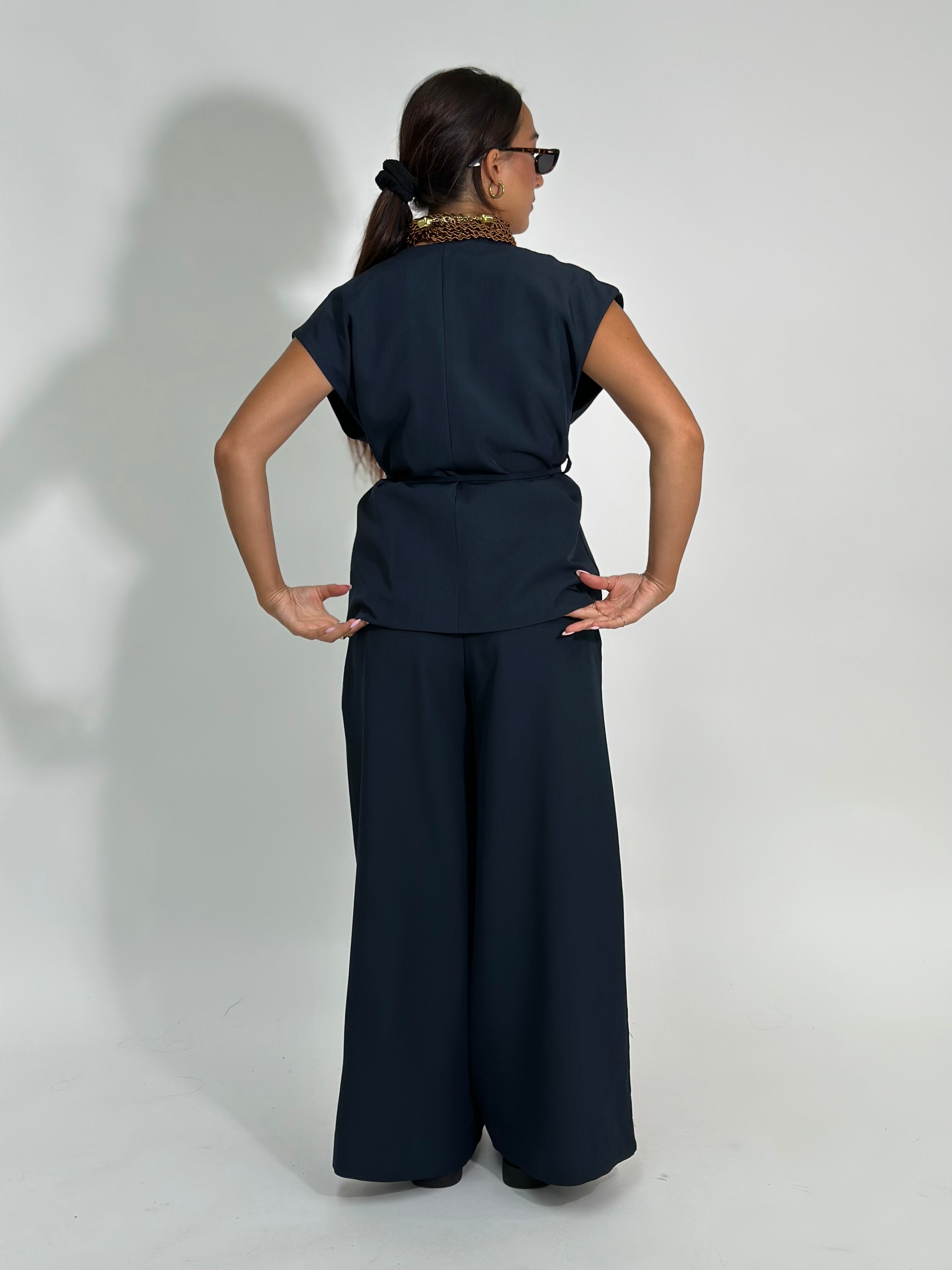 Completo gilet 18786 BLU