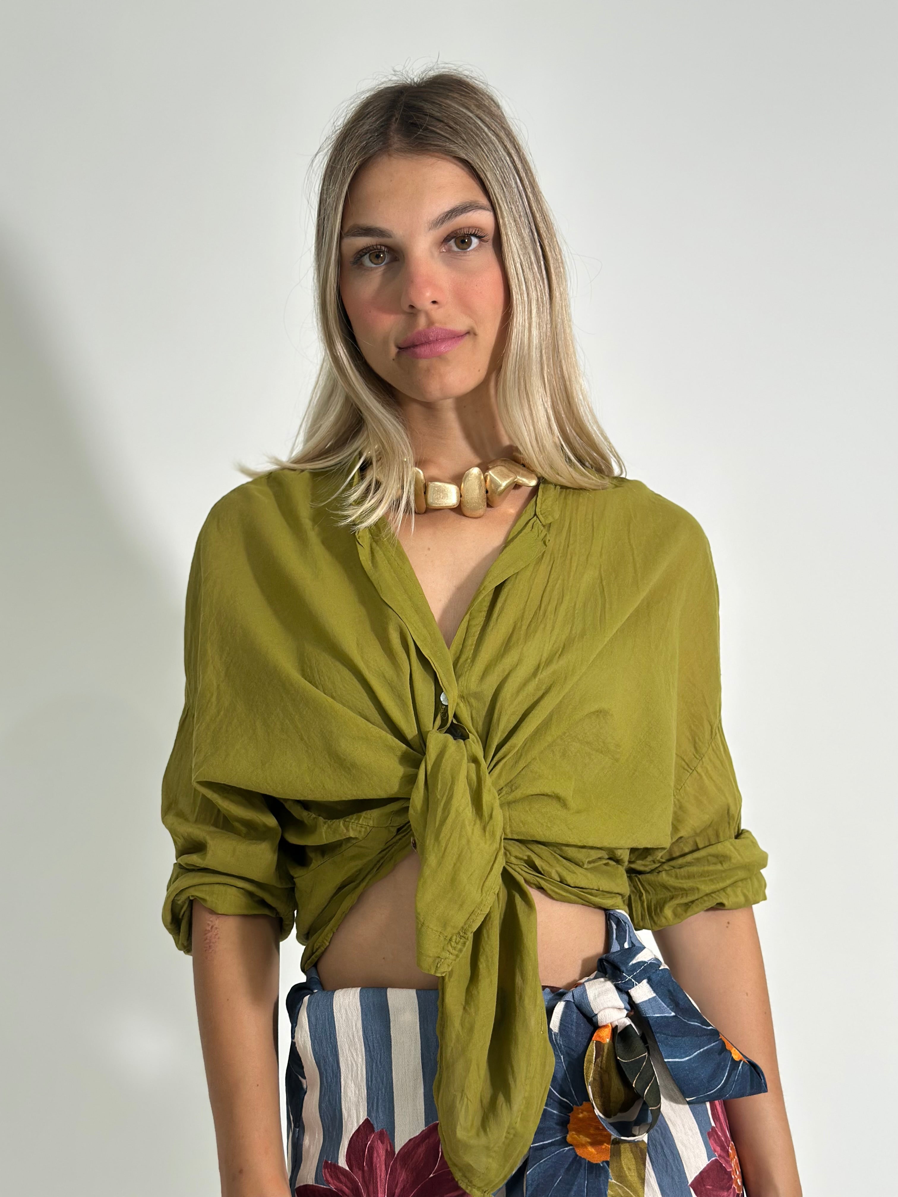 Camicia soft 3020 VERDE OLIVA