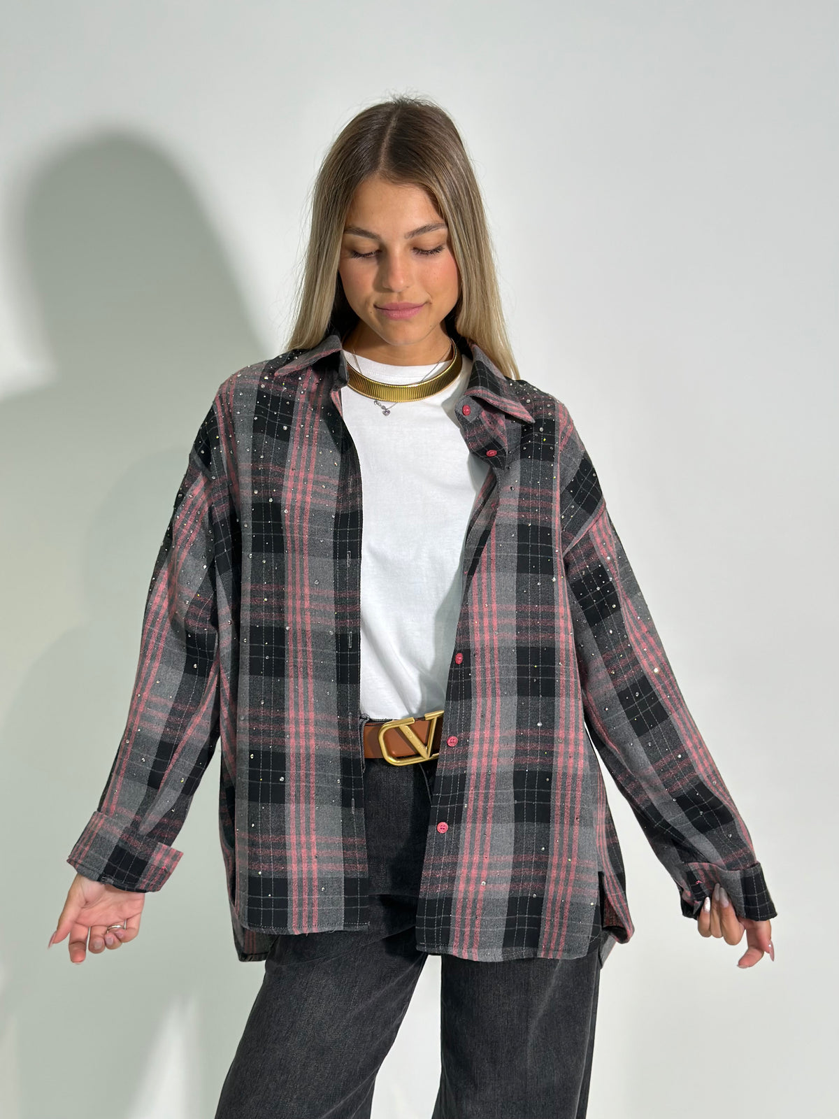 Camicia a quadri star 1420 ROSA