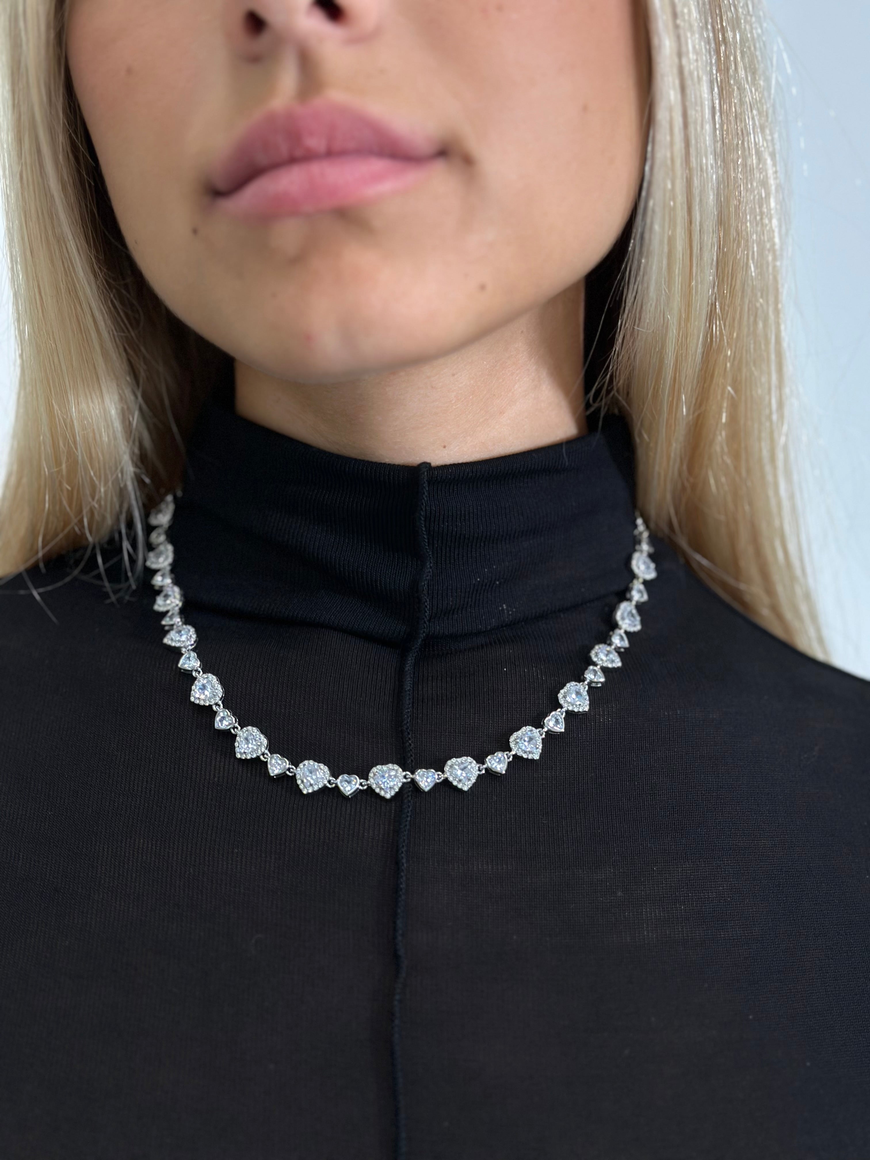Choker SV cuore 8881