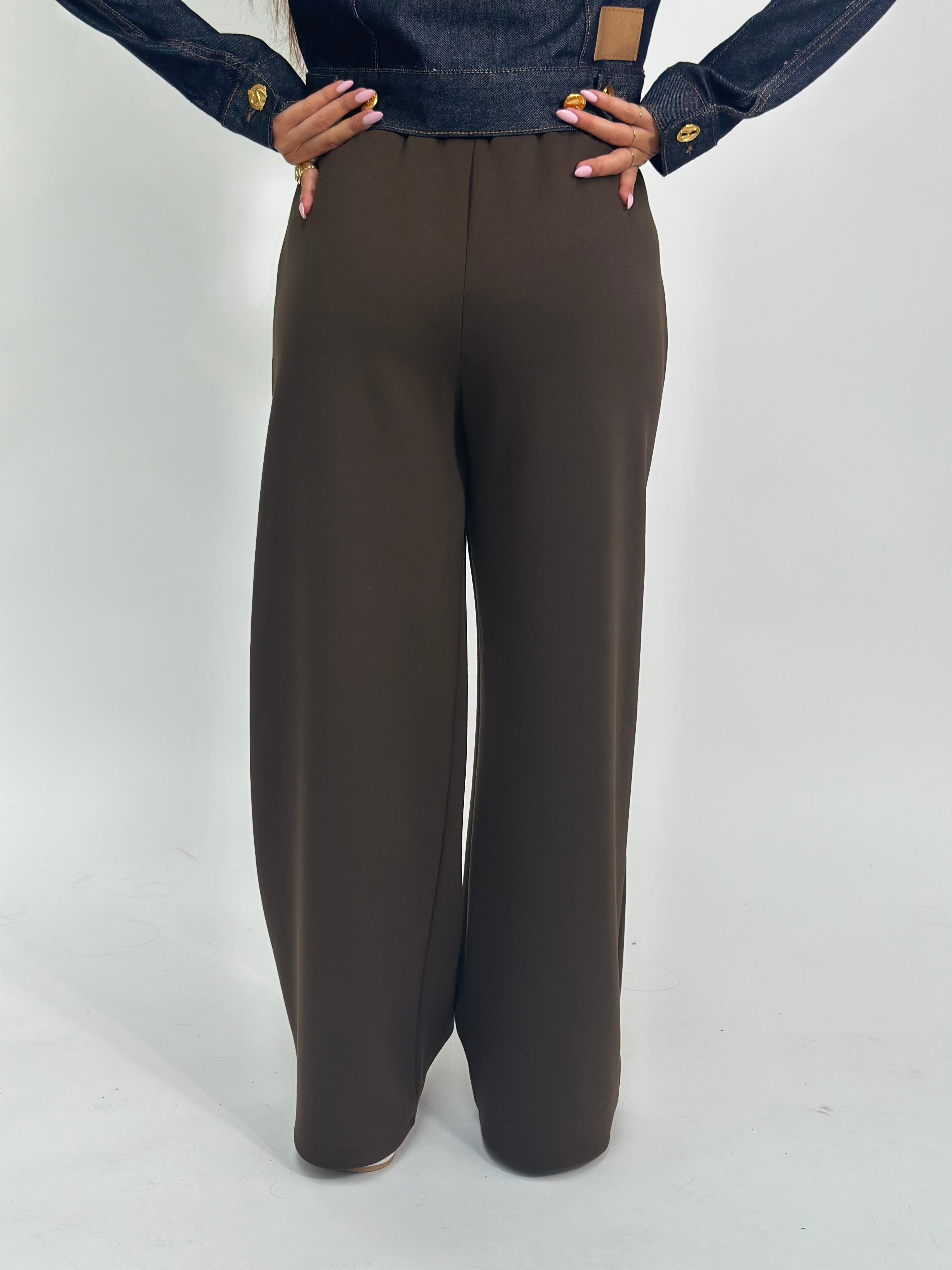 Pantalone confort 6382 MARRONE