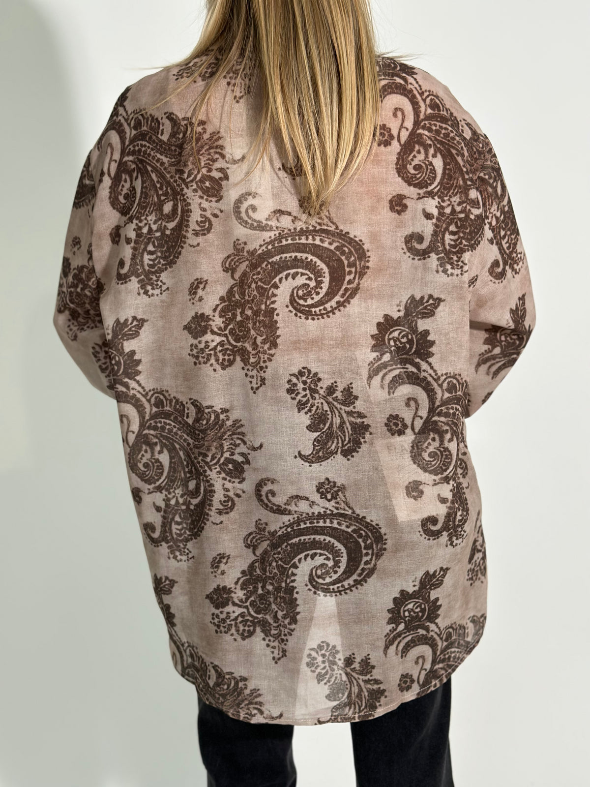Camicia gioiello K1754 MORO