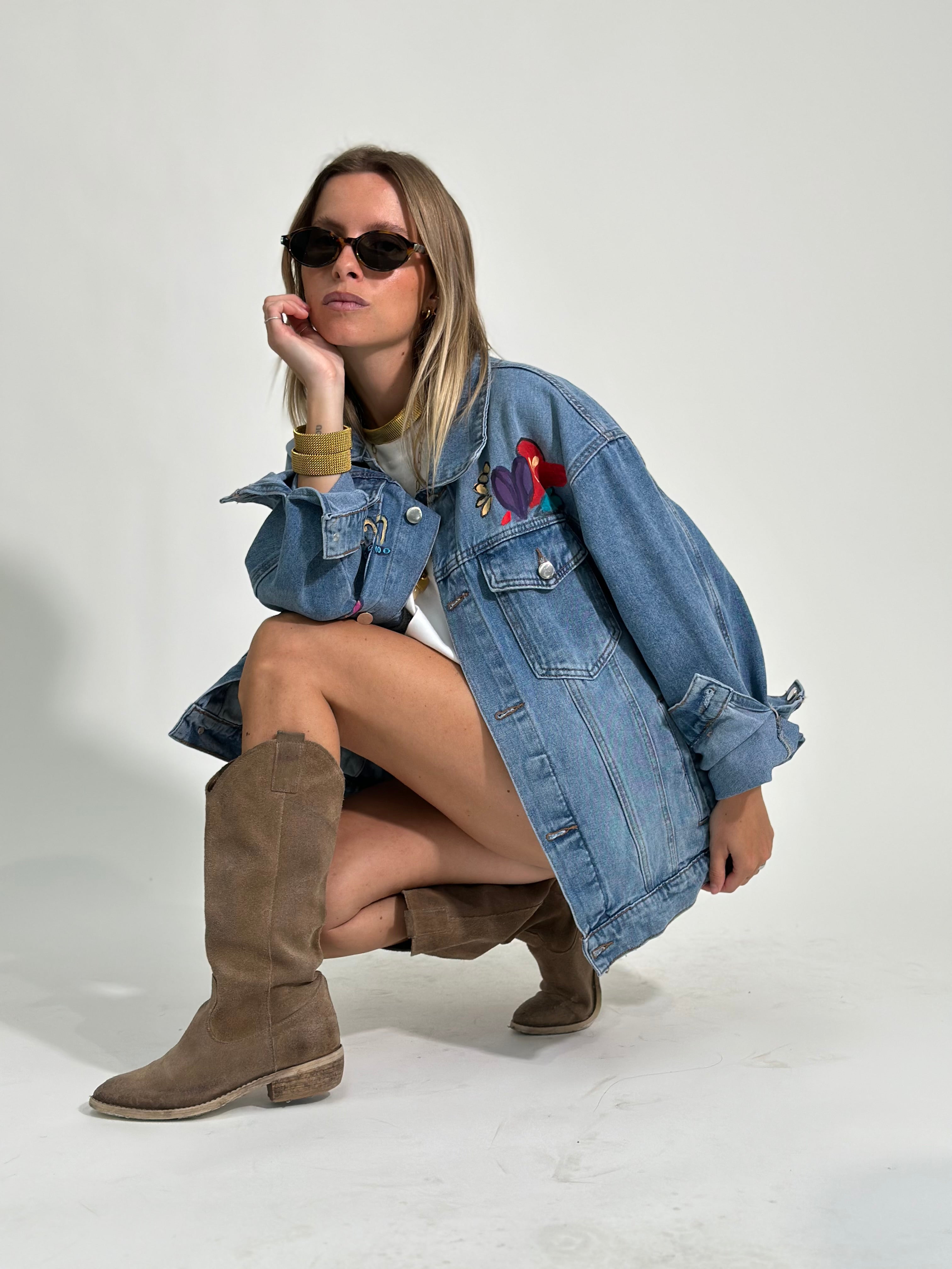 Giacca denim love 20118
