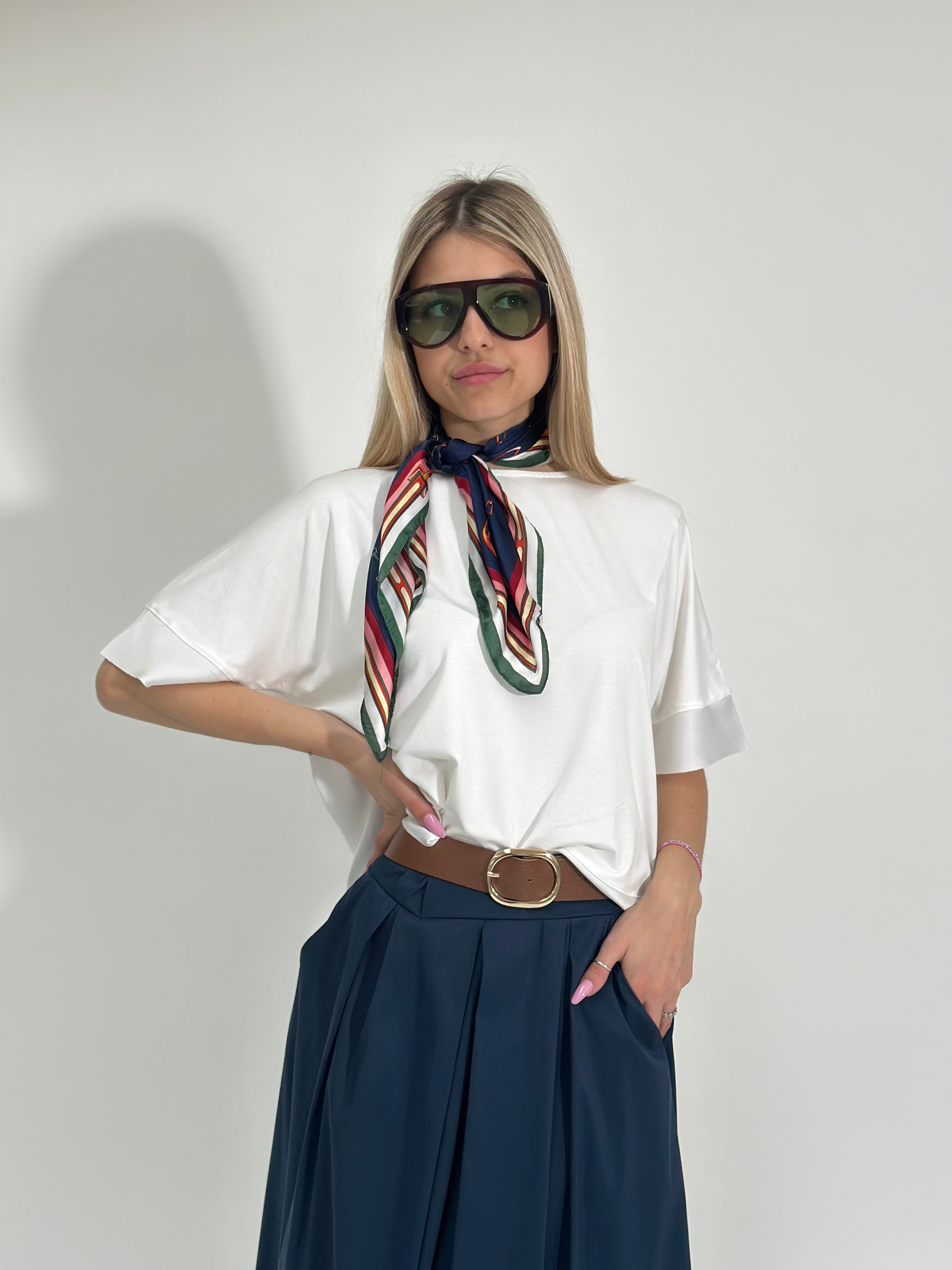 Maglia profilo raso 26564 BIANCO