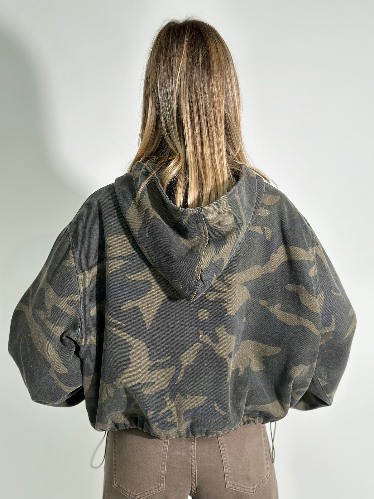 Giacca trapuntata camouflage 19616