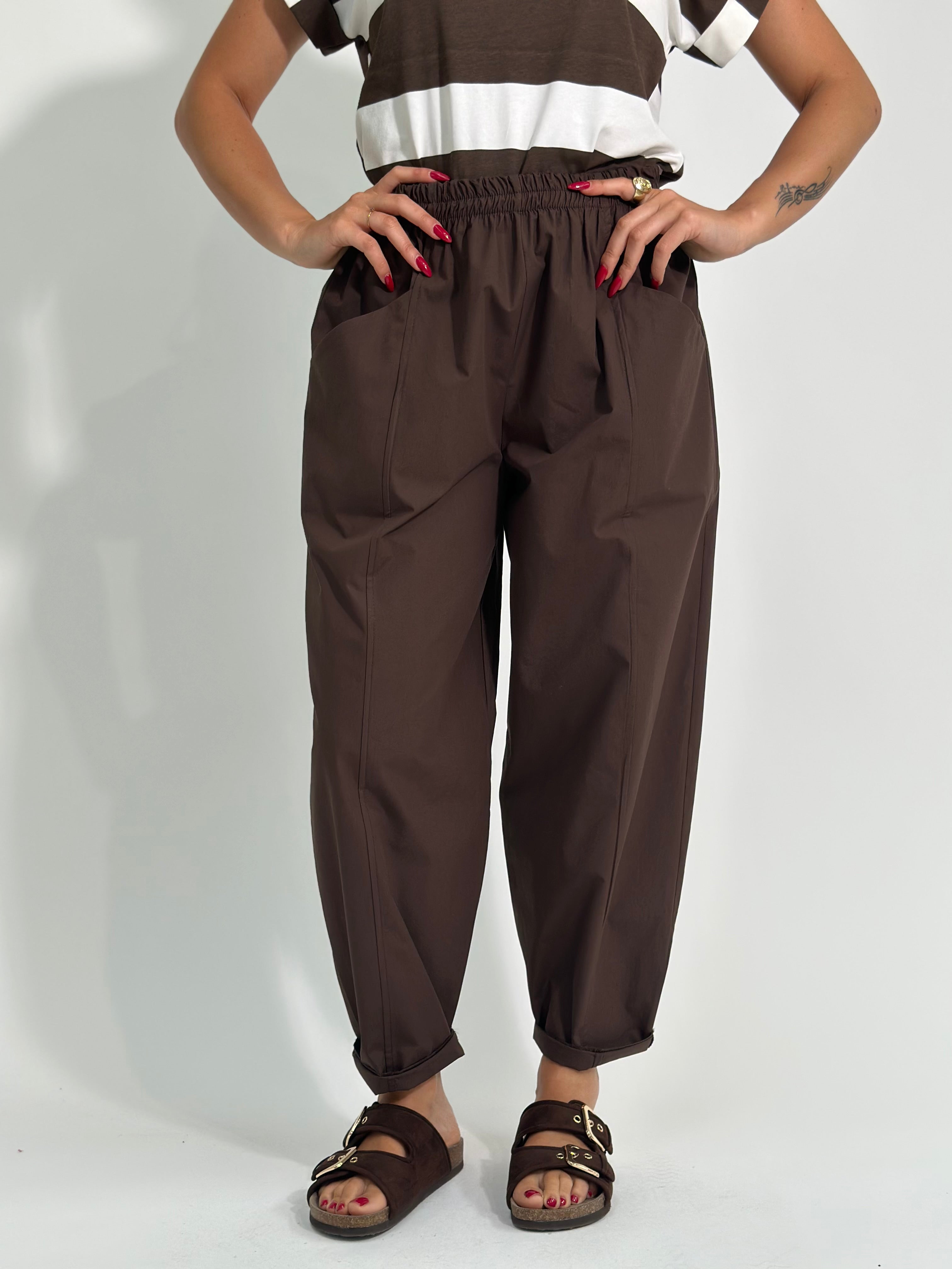 Pantalone baloon 83206 CIOCCO