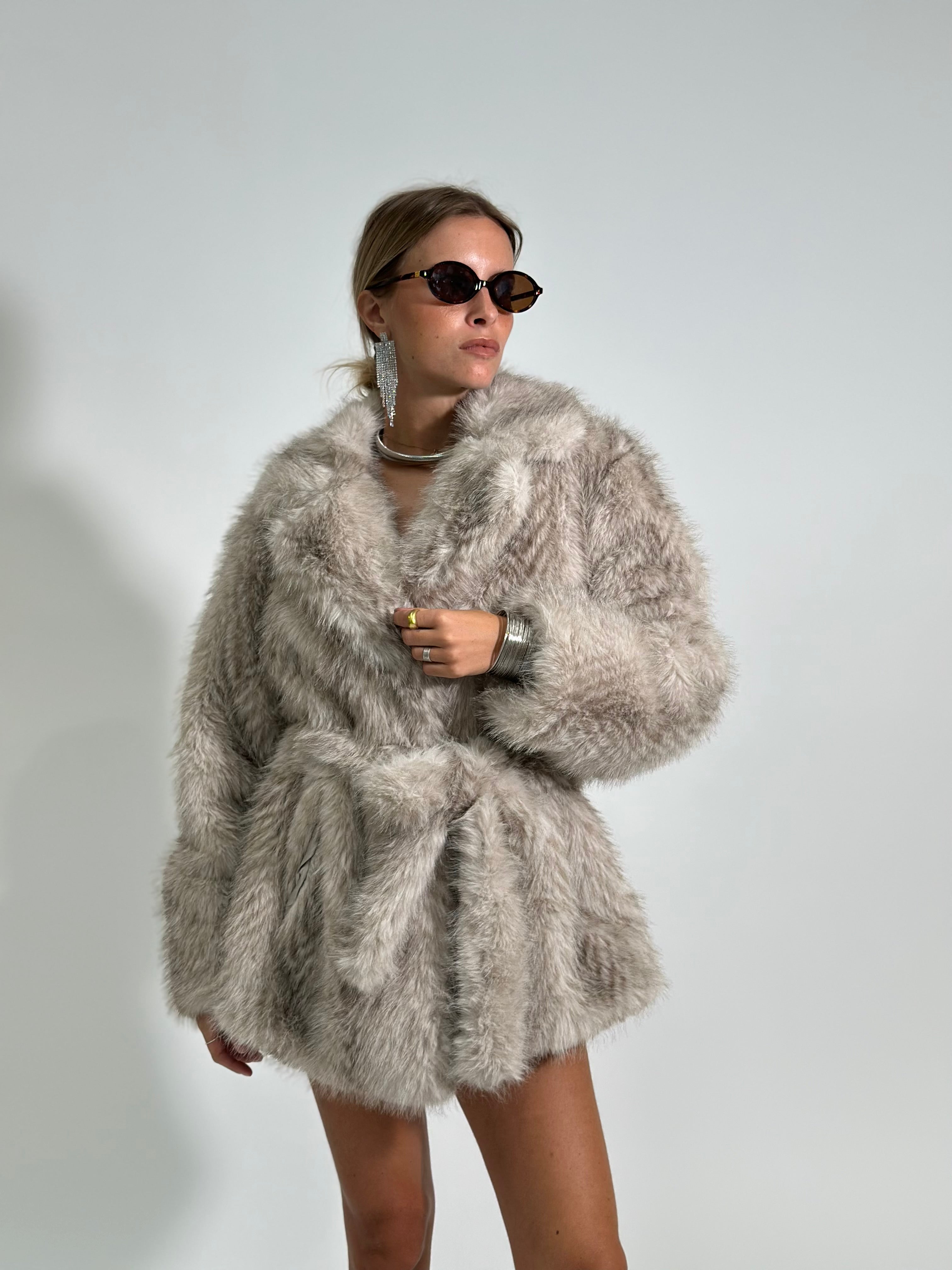 Pelliccia Y0231 BEIGE