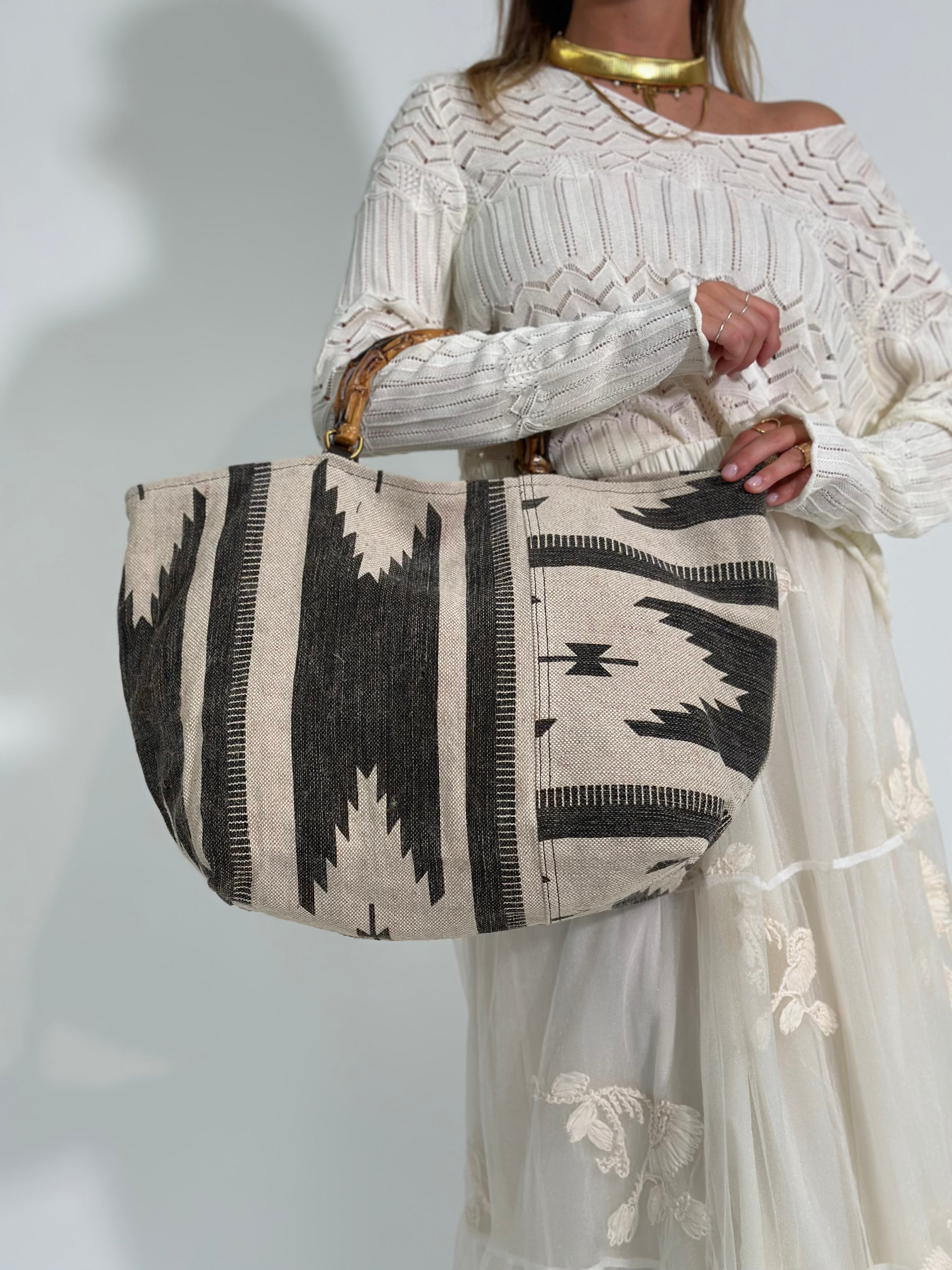 Borsa bambù maxi 3809