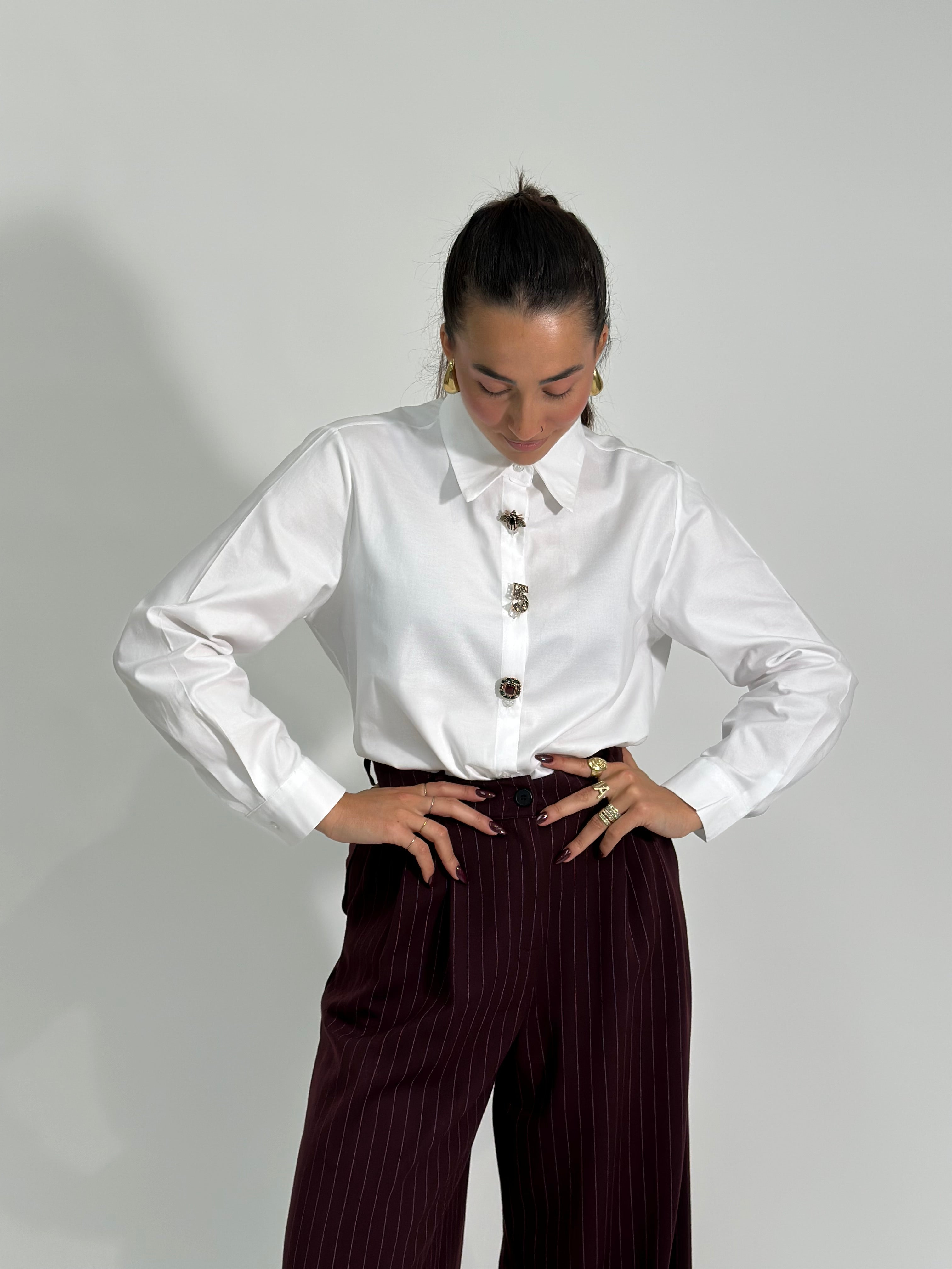 Camicia oxford 27595 BIANCO