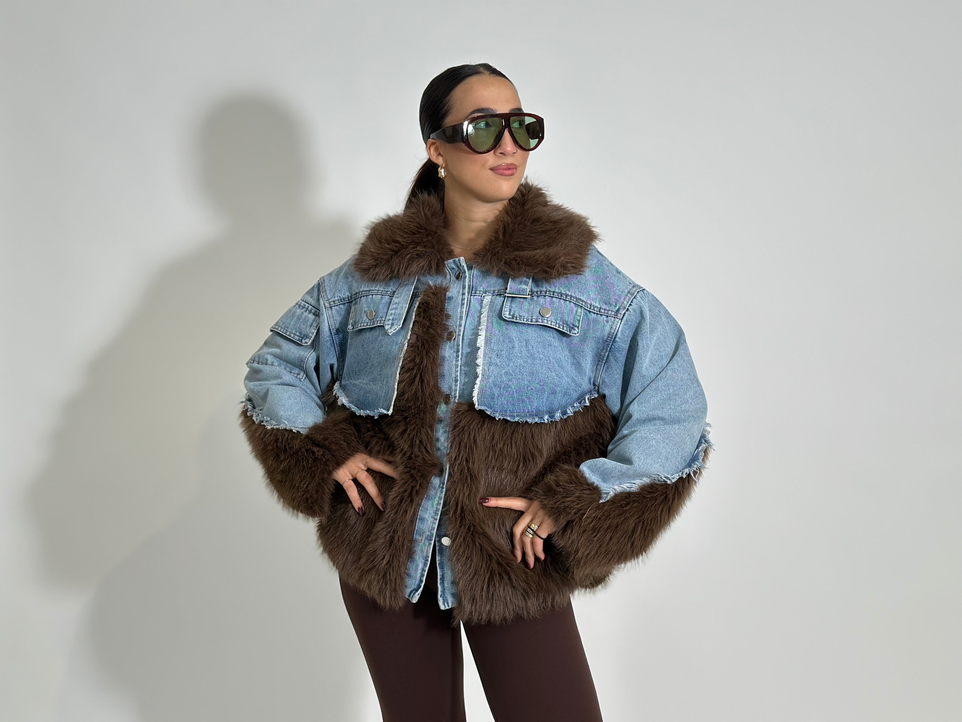 Giaccone denim Q0031