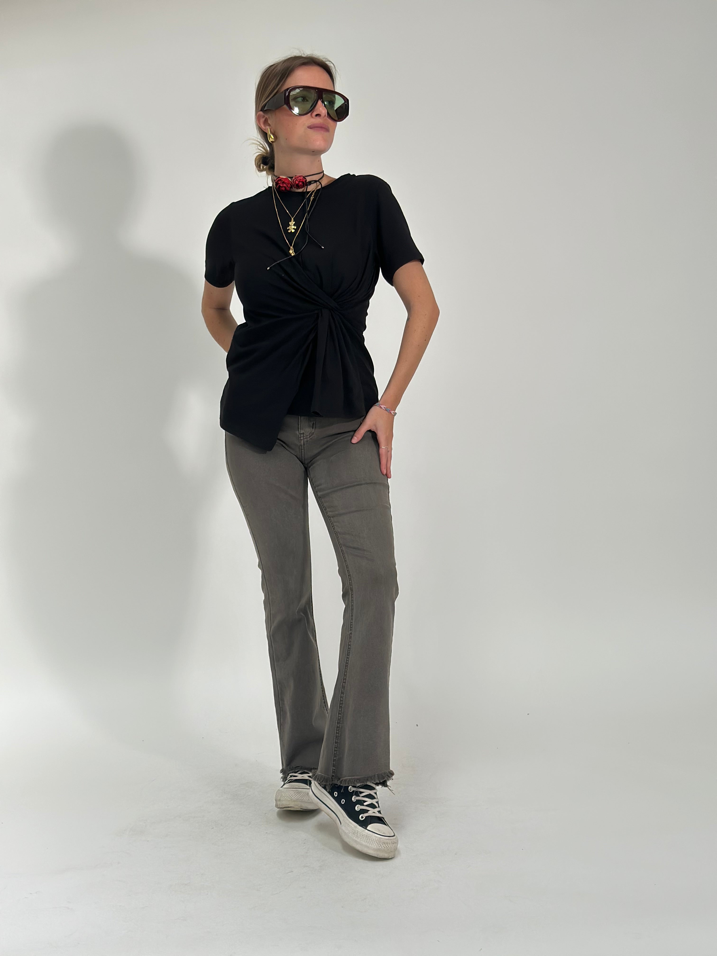 Pantalone trombetta 6826 MOCHA