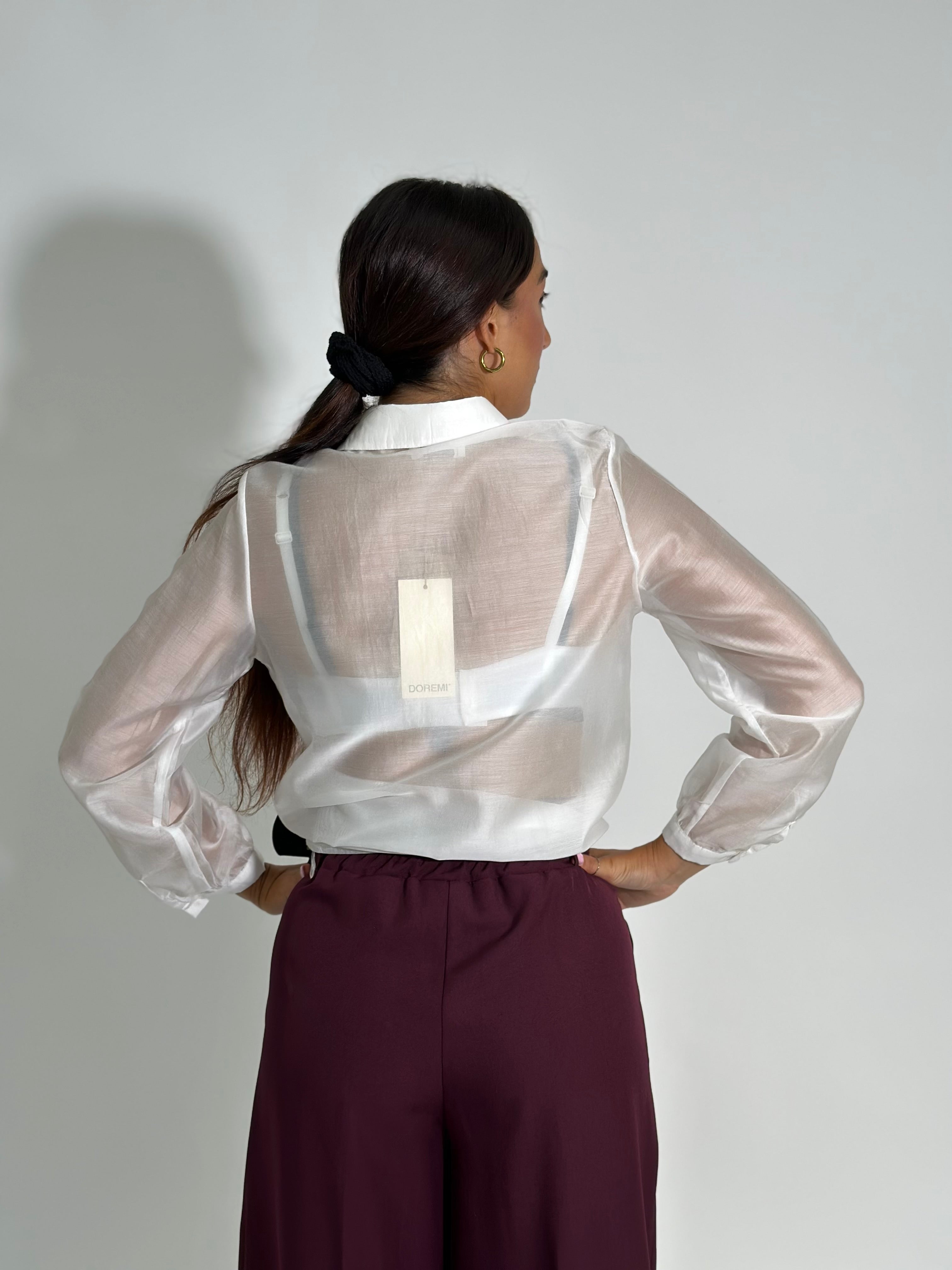 Camicia volant 27704 BIANCO