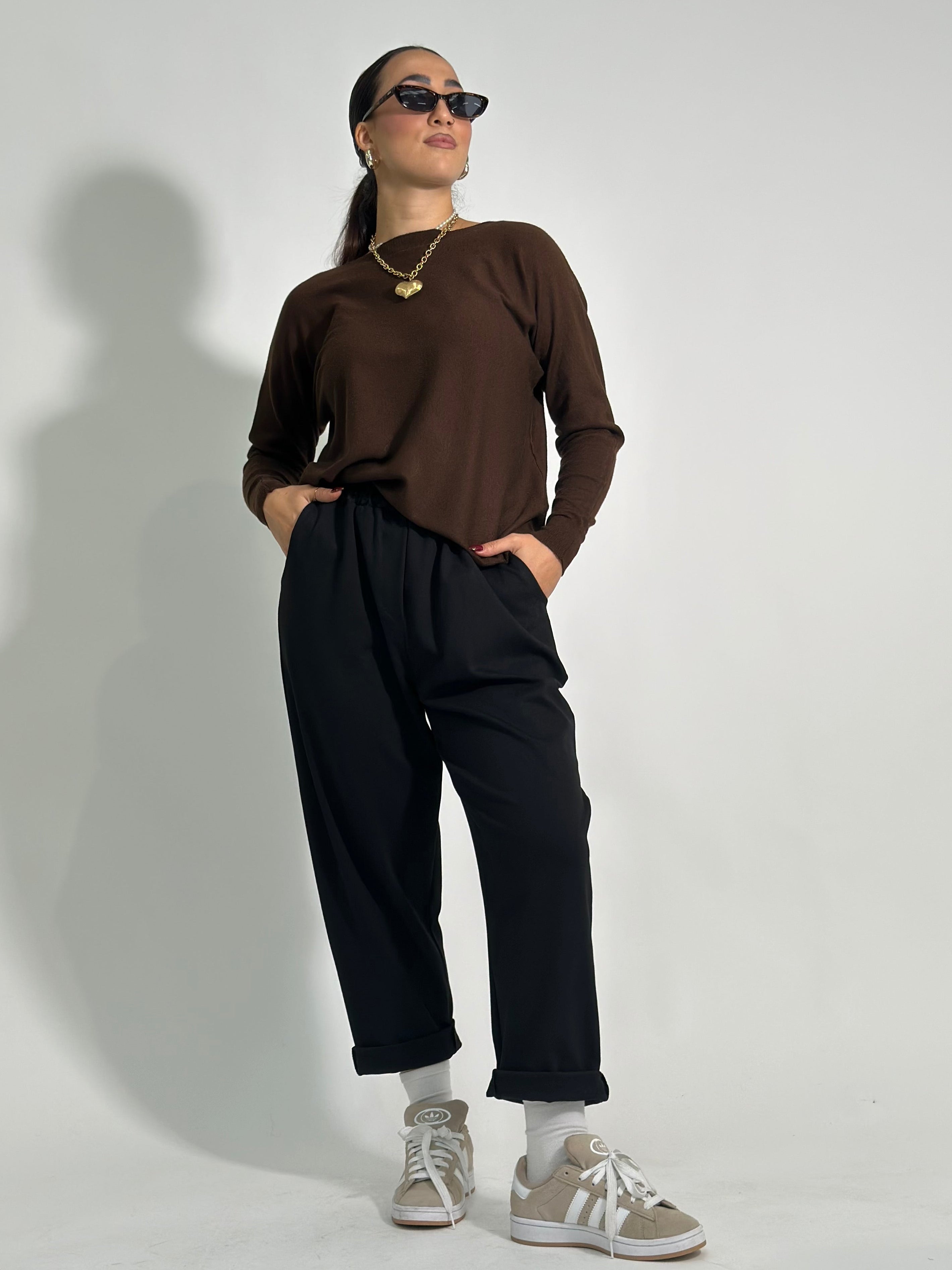 Pantalone confort 9869 NERO