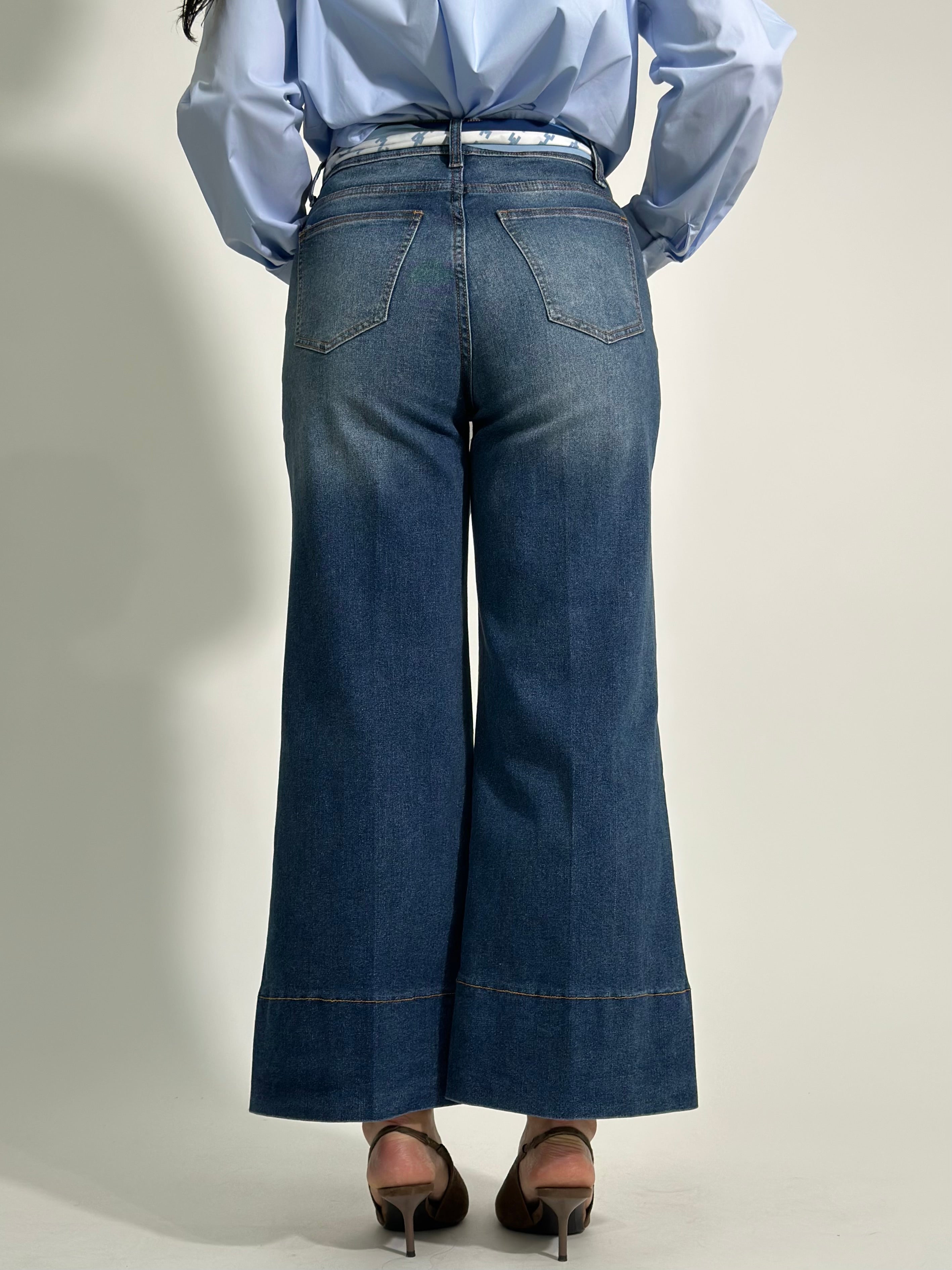 Jeans gaucho fusciacca 2519