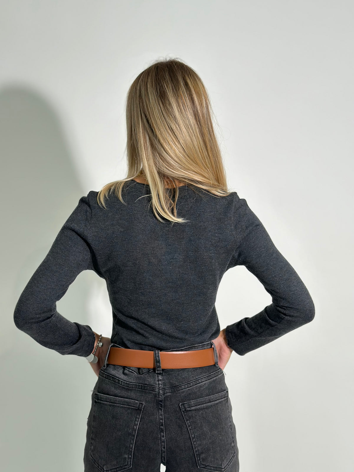 Maglia serafino 9034 GRIGIO
